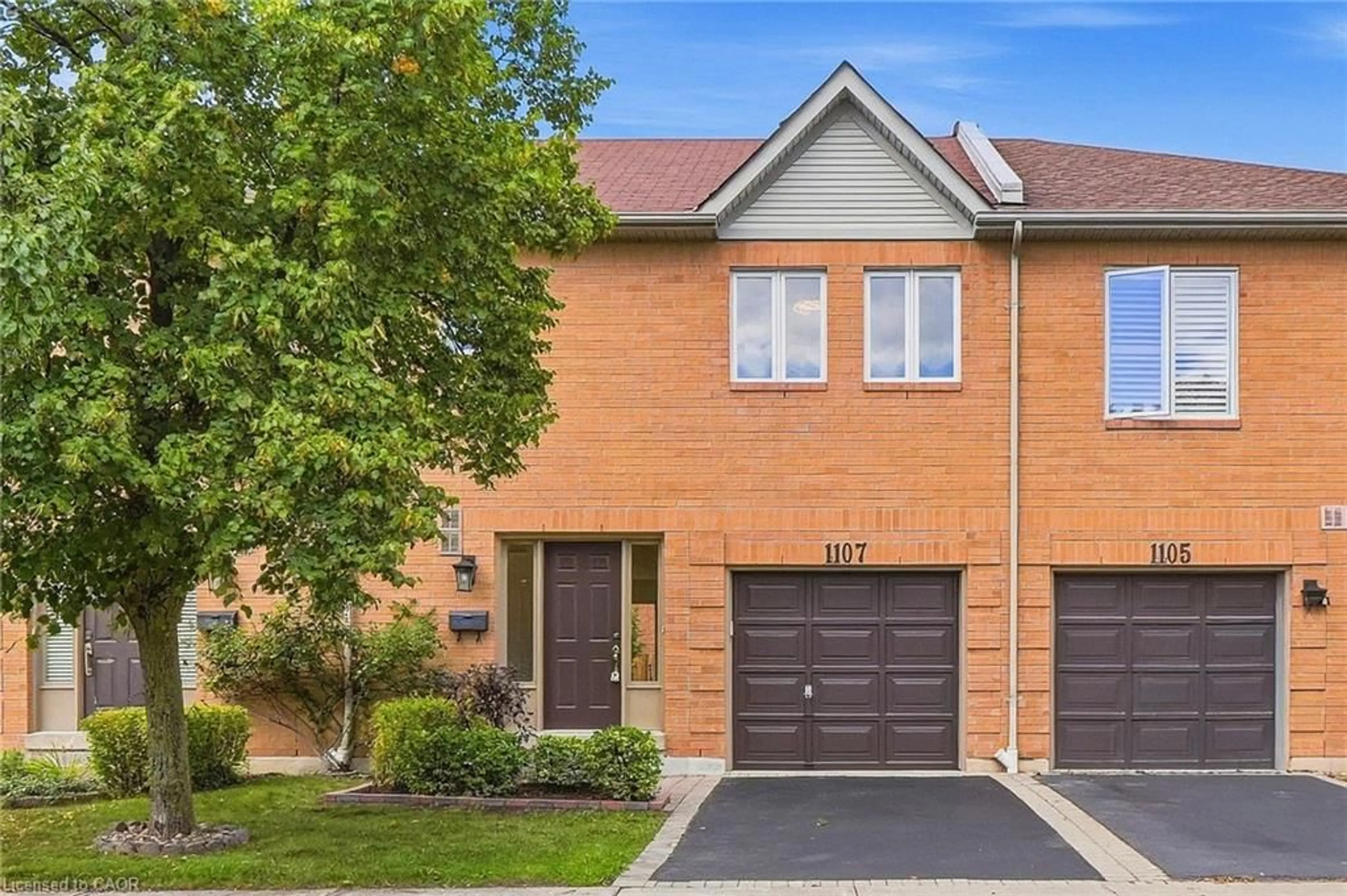 Home with brick exterior material, street for 1107 Upper Village Dr, Mississauga Ontario L5E 3H9