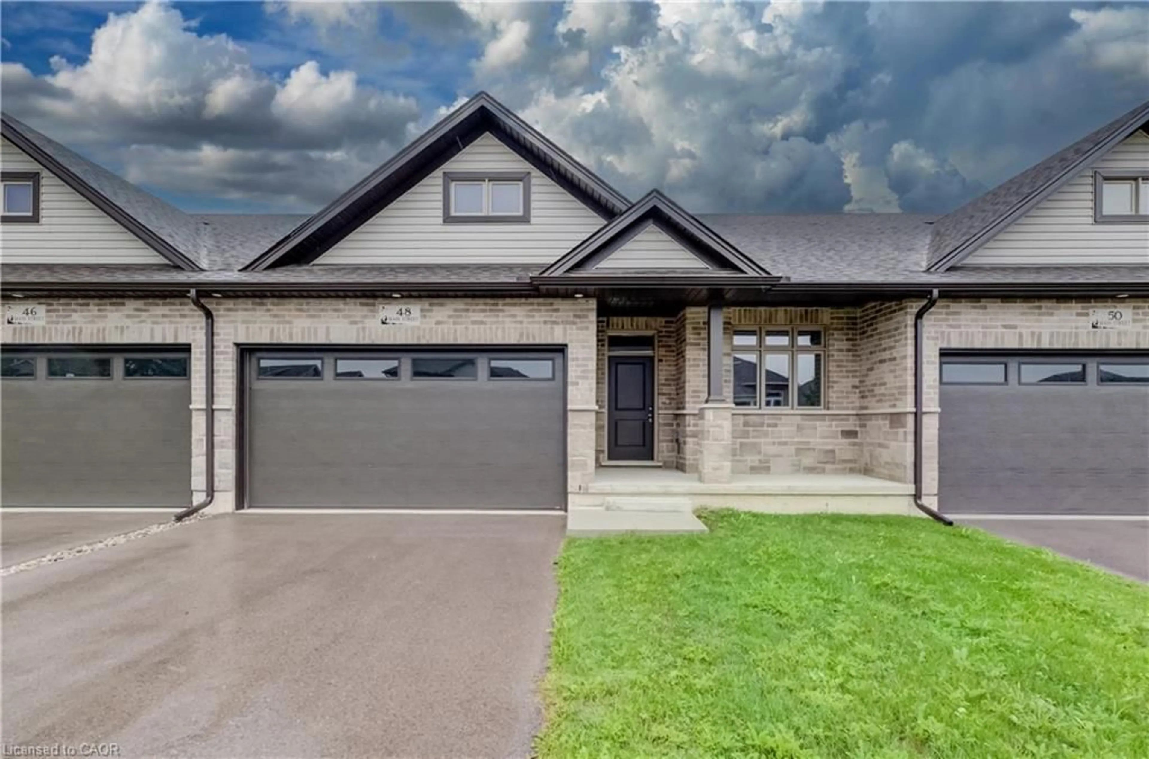 Home with brick exterior material, street for 48 Main St, Innerkip Ontario N0J 1M0