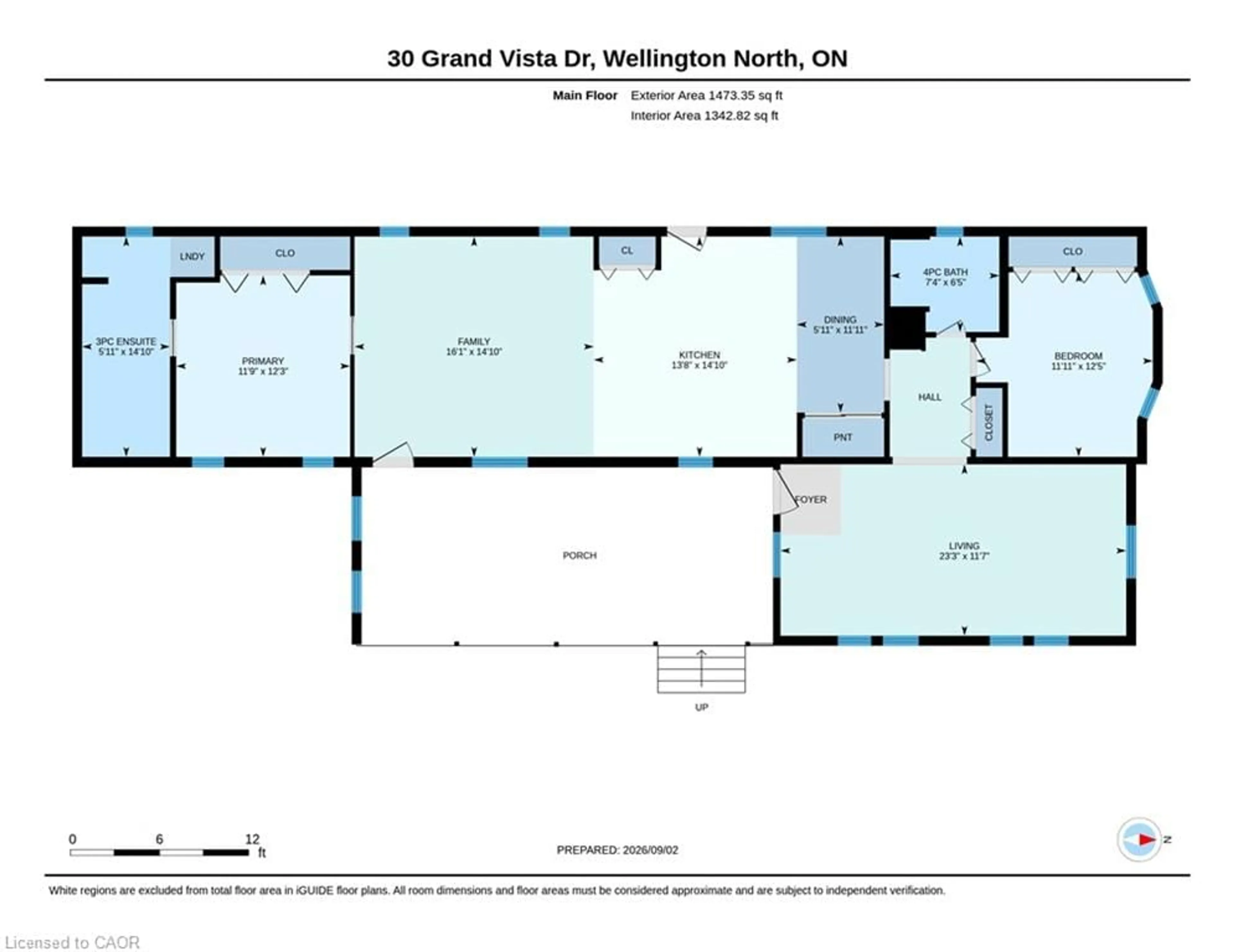 Floor plan for 30 Grand Vista Cres, Mount Forest Ontario N0G 2L0