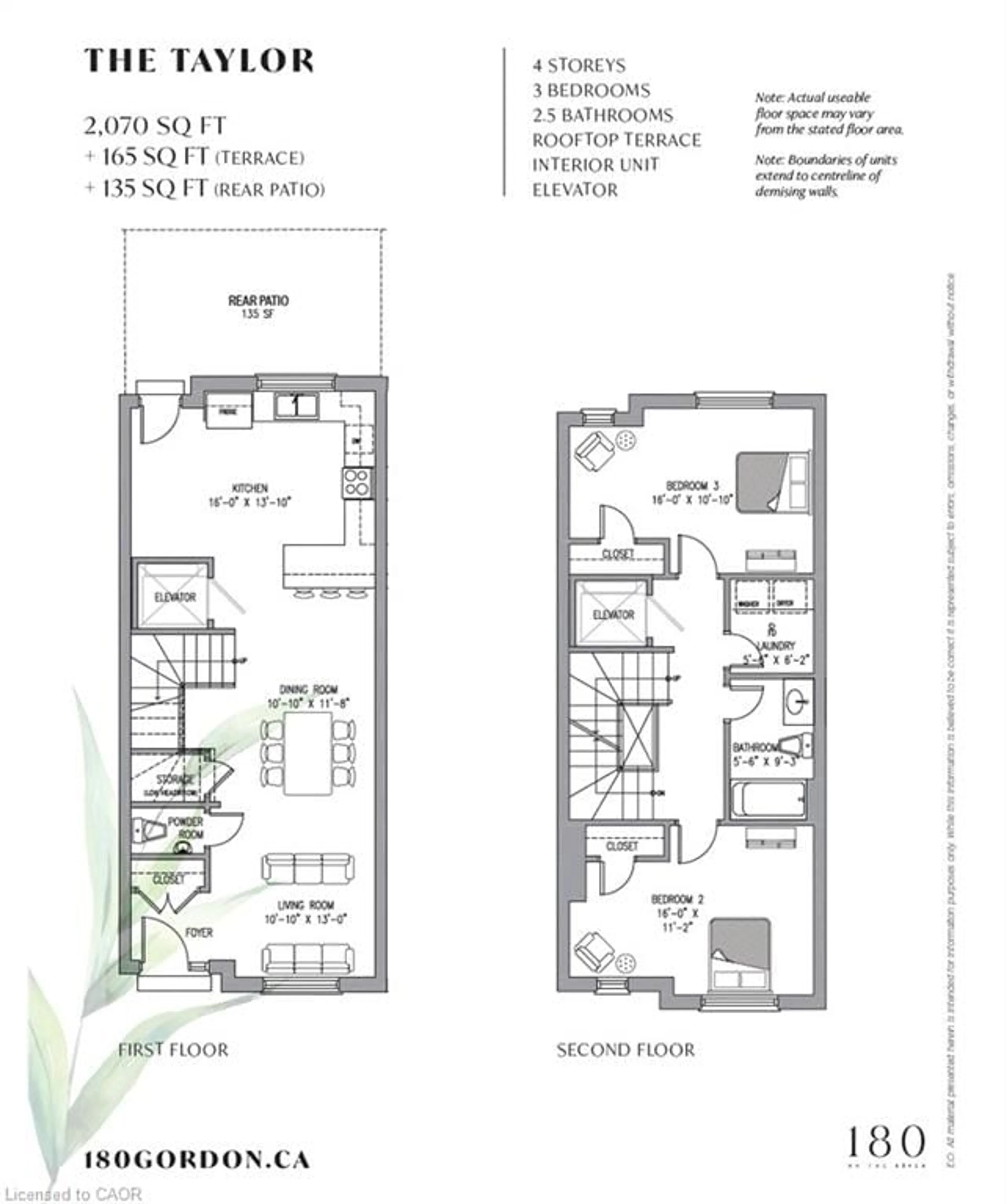 Floor plan for 180 Gordon St #7, Guelph Ontario N1G 1X1