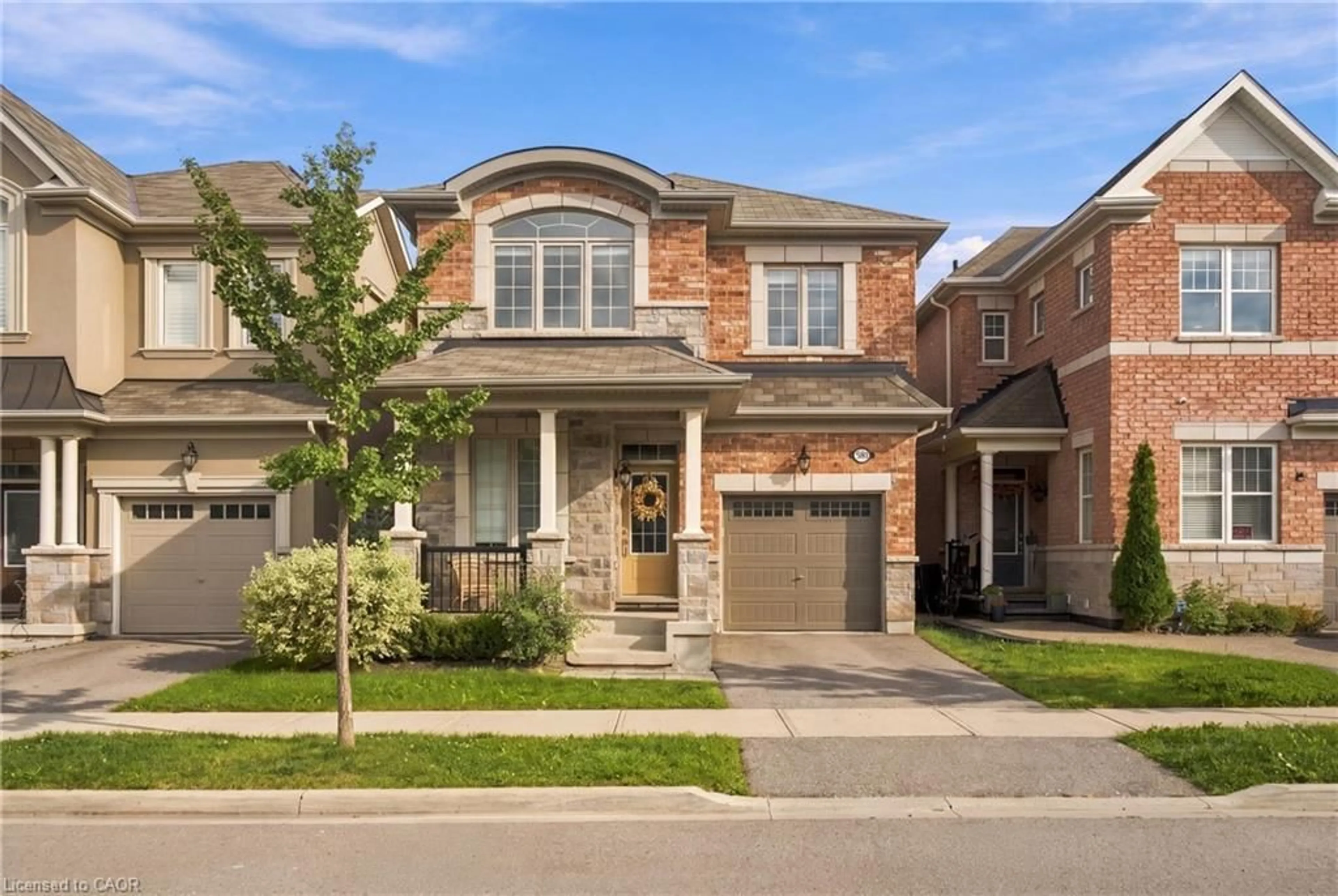 Home with brick exterior material, street for 581 Juneberry Crt, Milton Ontario L9E 1M8
