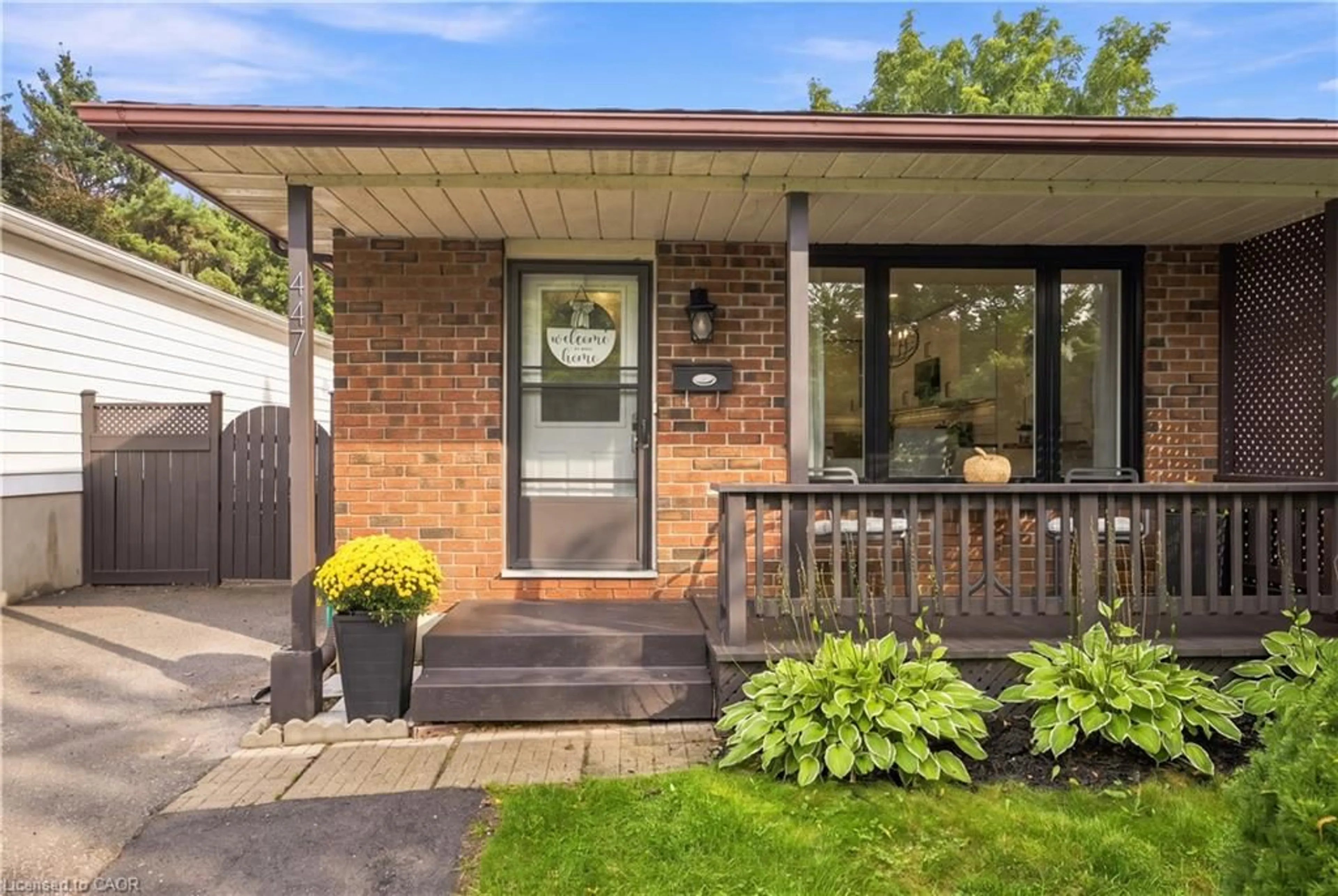 Home with brick exterior material, street for 447 Drummerhill Cres, Waterloo Ontario N2T 1G3
