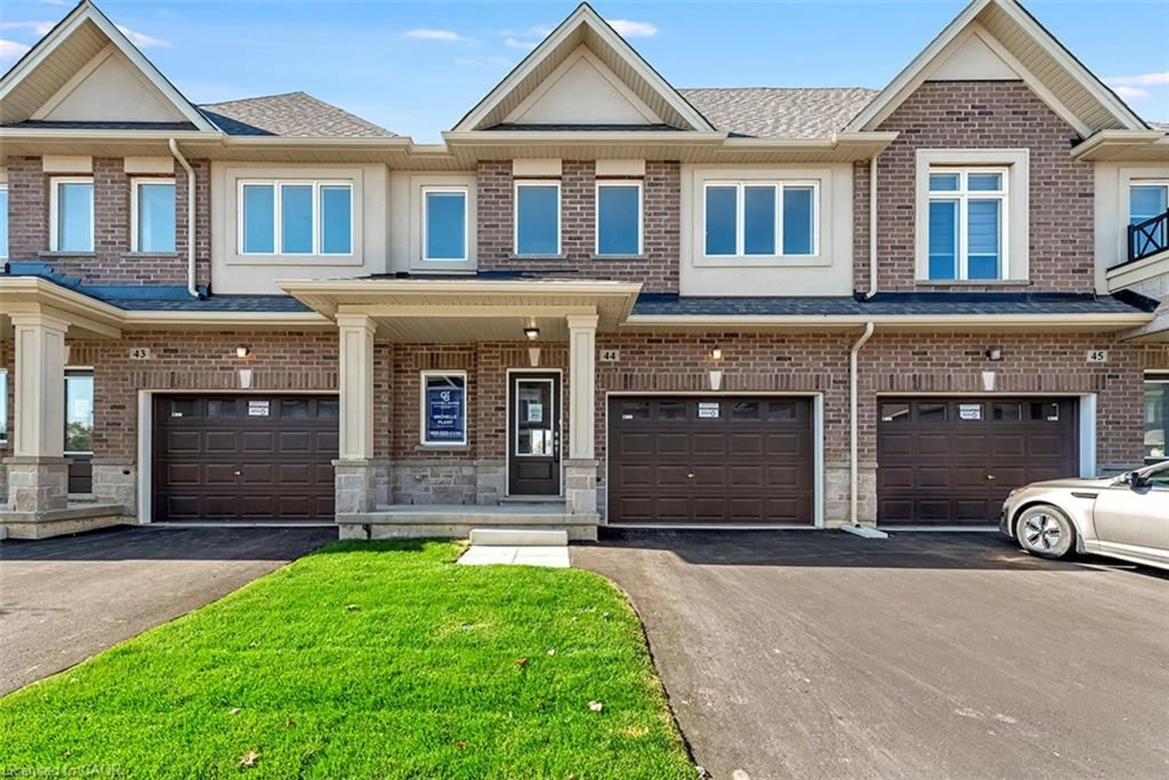 Home with brick exterior material, street for 205 Thames Way #44, Mount Hope Ontario L0R 1W0