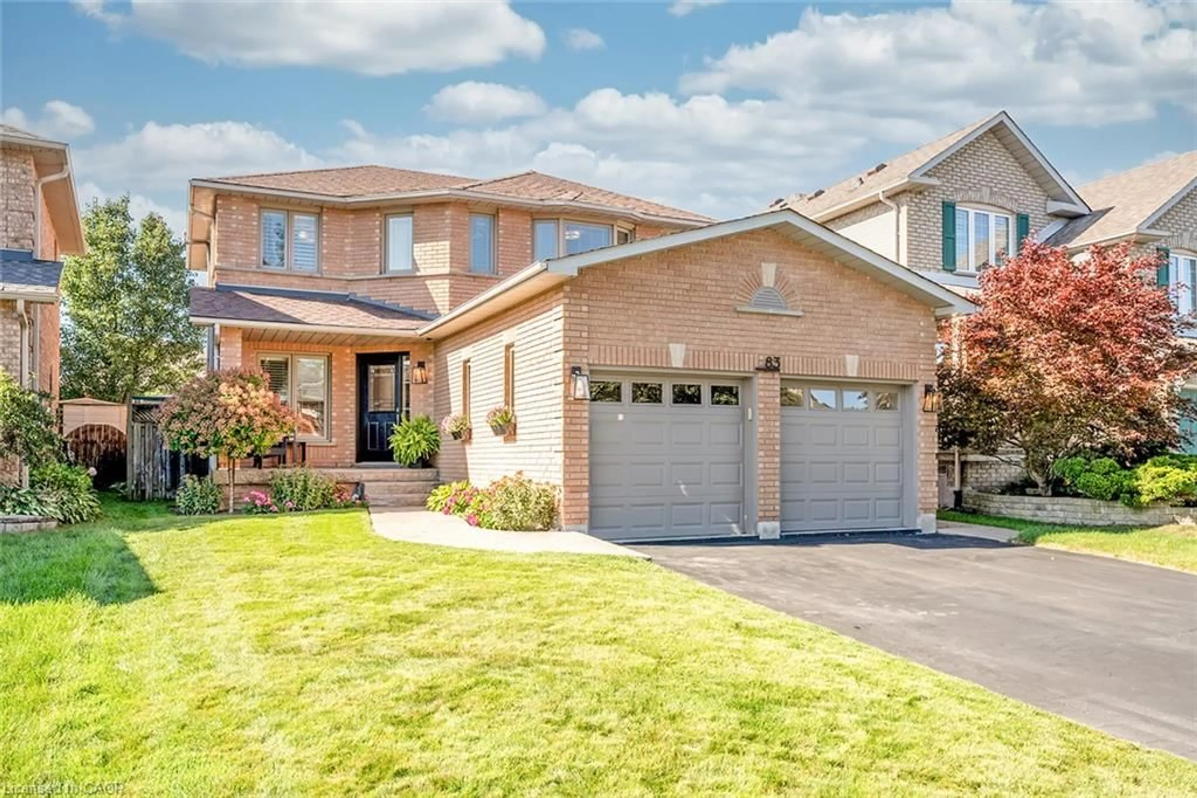 Home with brick exterior material, street for 83 Niska Dr, Waterdown Ontario L8B 0M4