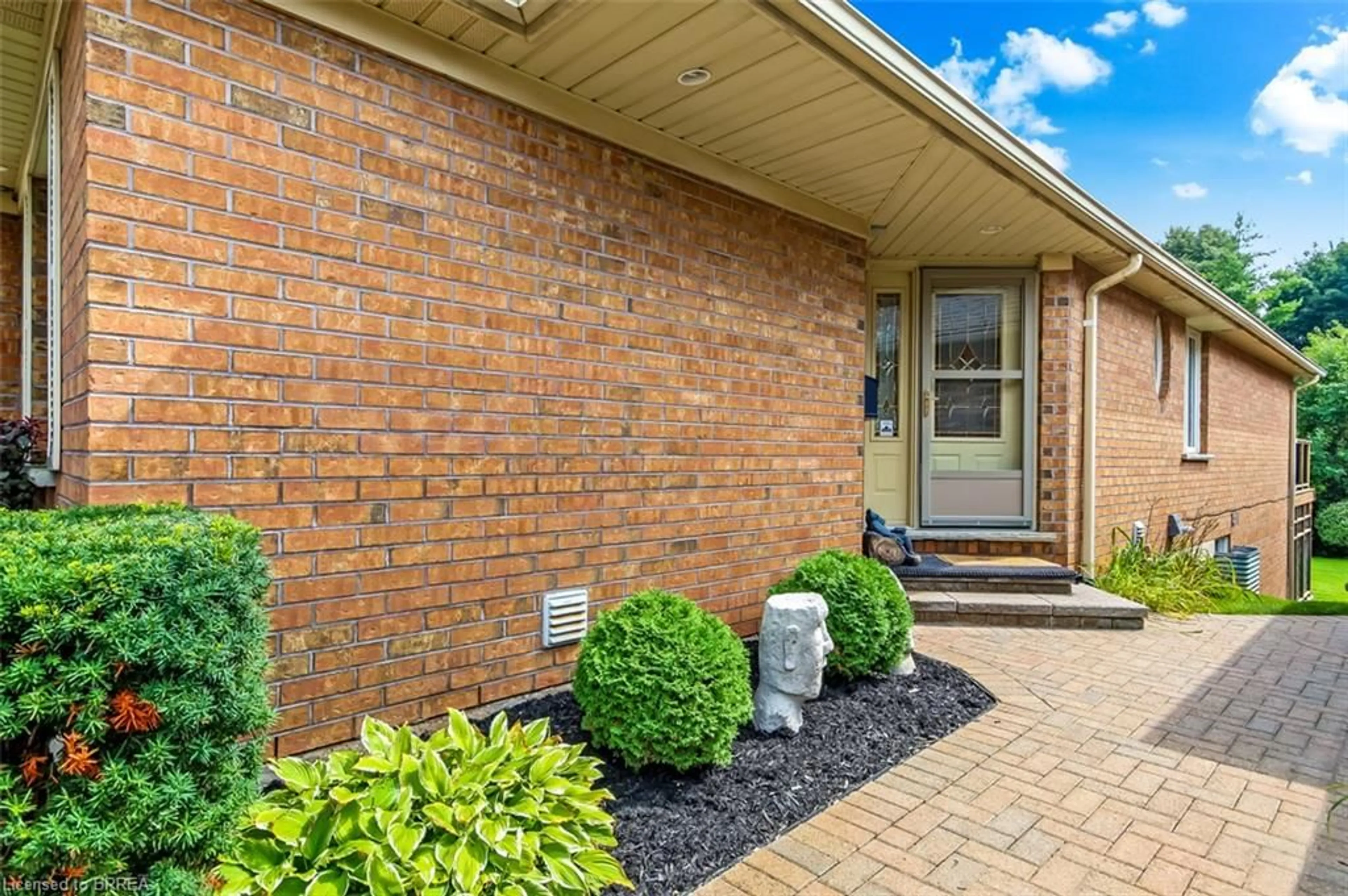 Home with brick exterior material, street for 422 Powerline Rd #29, Brantford Ontario N3R 8A1
