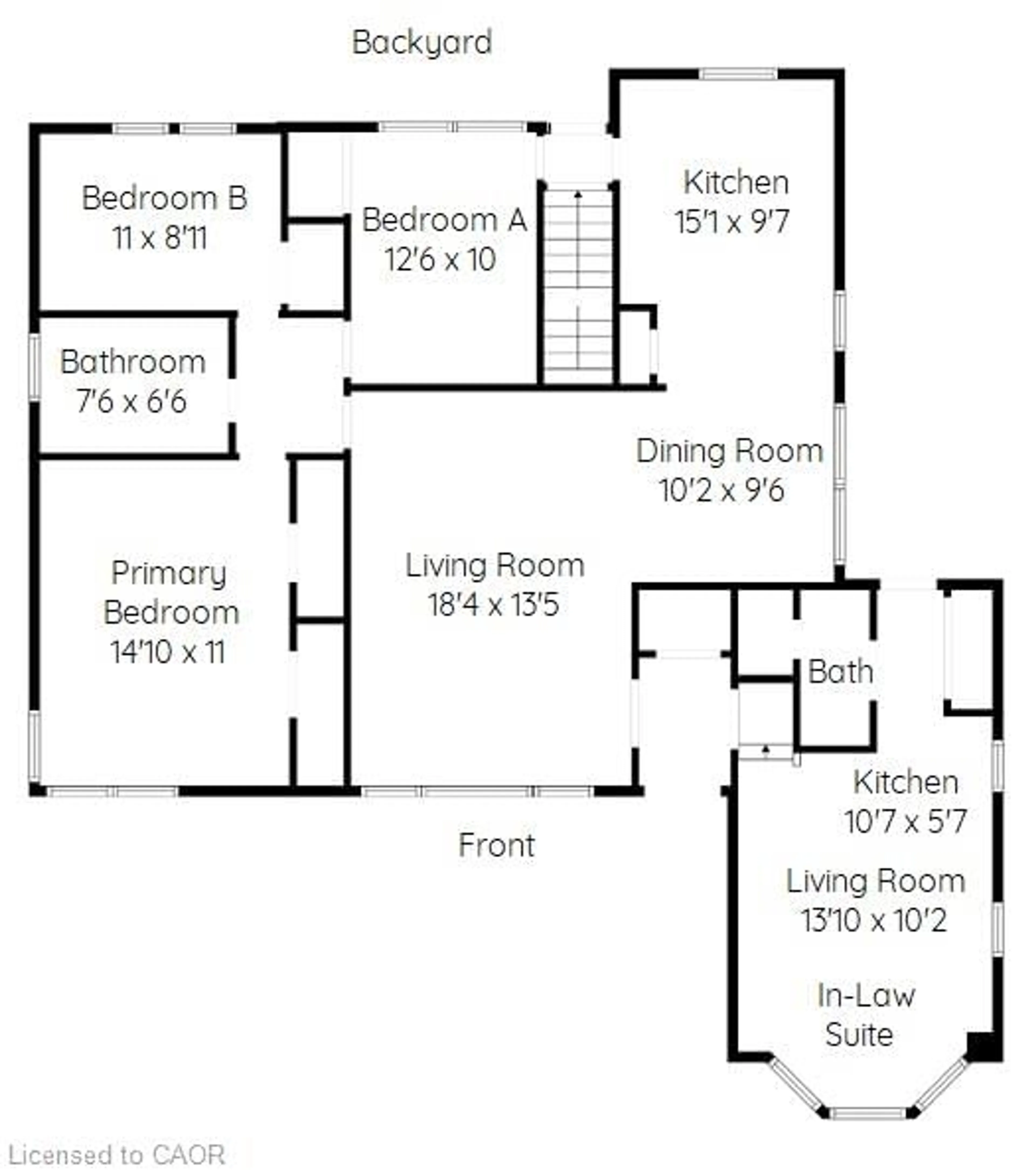Floor plan for 279 Rosedale Ave, Hamilton Ontario L8K 4N6