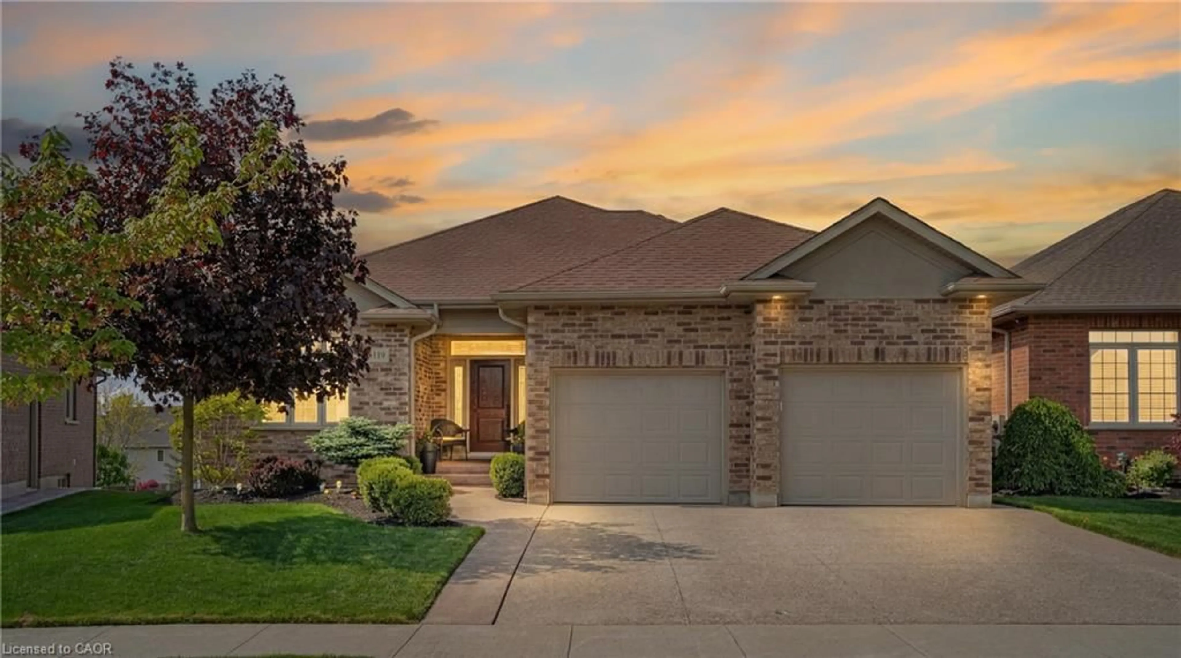 Home with brick exterior material, street for 119 Gerber Meadows Dr, Wellesley Ontario N0B 2T0