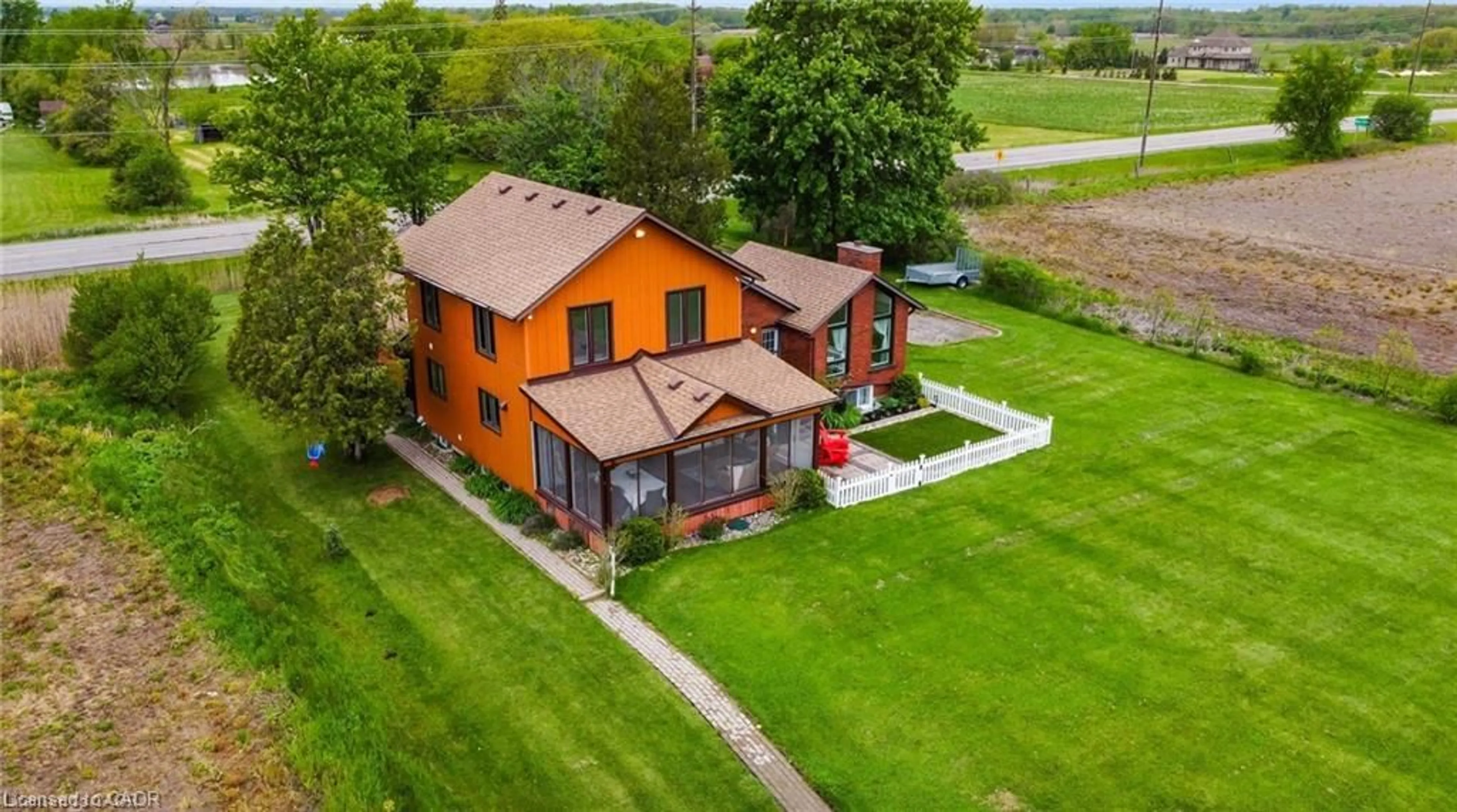 A pic from outside/outdoor area/front of a property/back of a property/a pic from drone, building for 780 #56 Hwy, York Ontario N0A 1R0