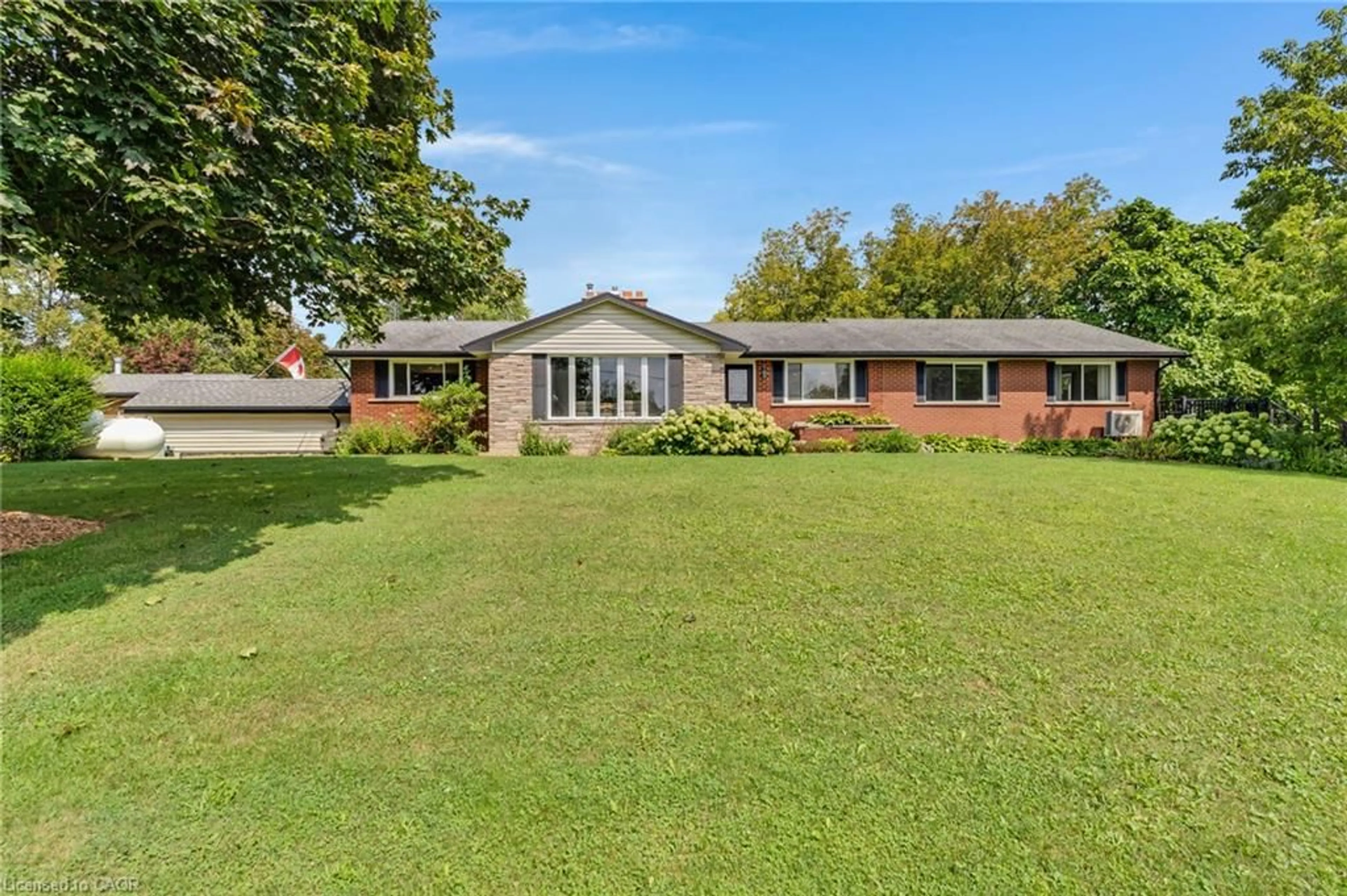 A pic from outside/outdoor area/front of a property/back of a property/a pic from drone, unknown for 2172 Centre Rd, Flamborough Ontario L0P 1B0