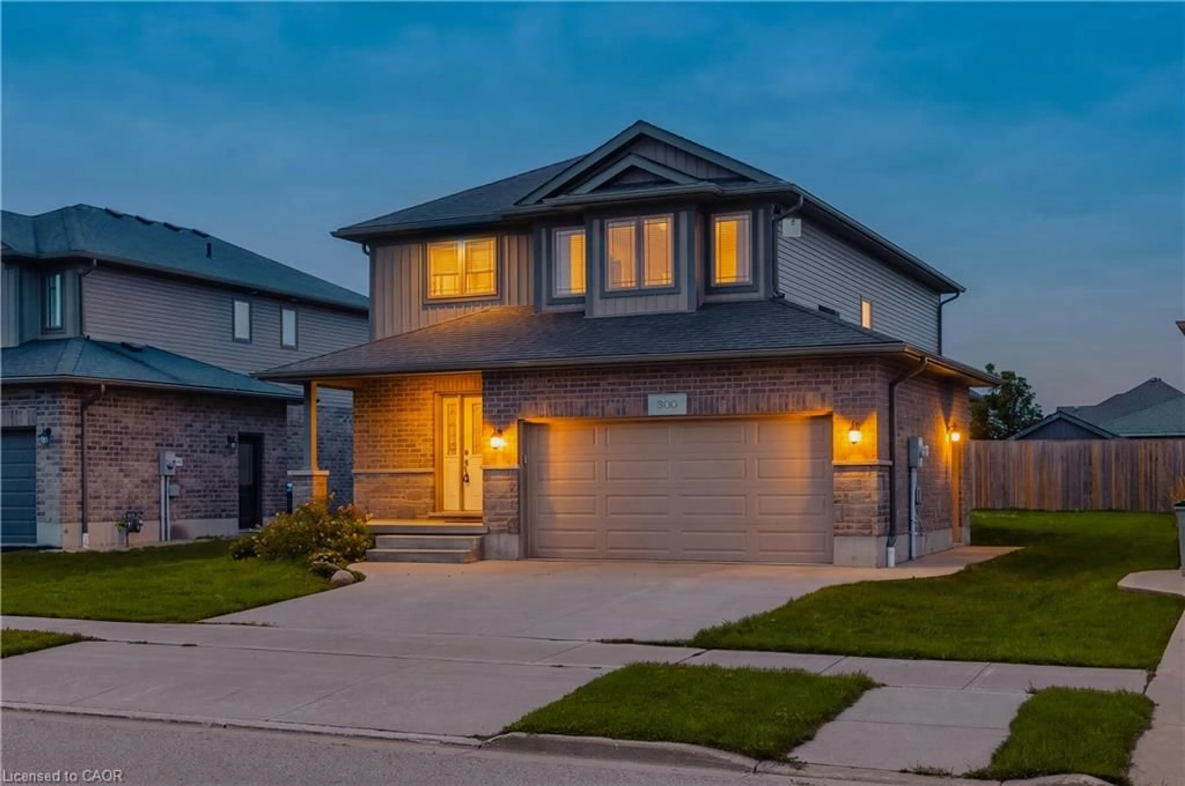 Home with brick exterior material, street for 300 Hutton St, Listowel Ontario N4W 0C1