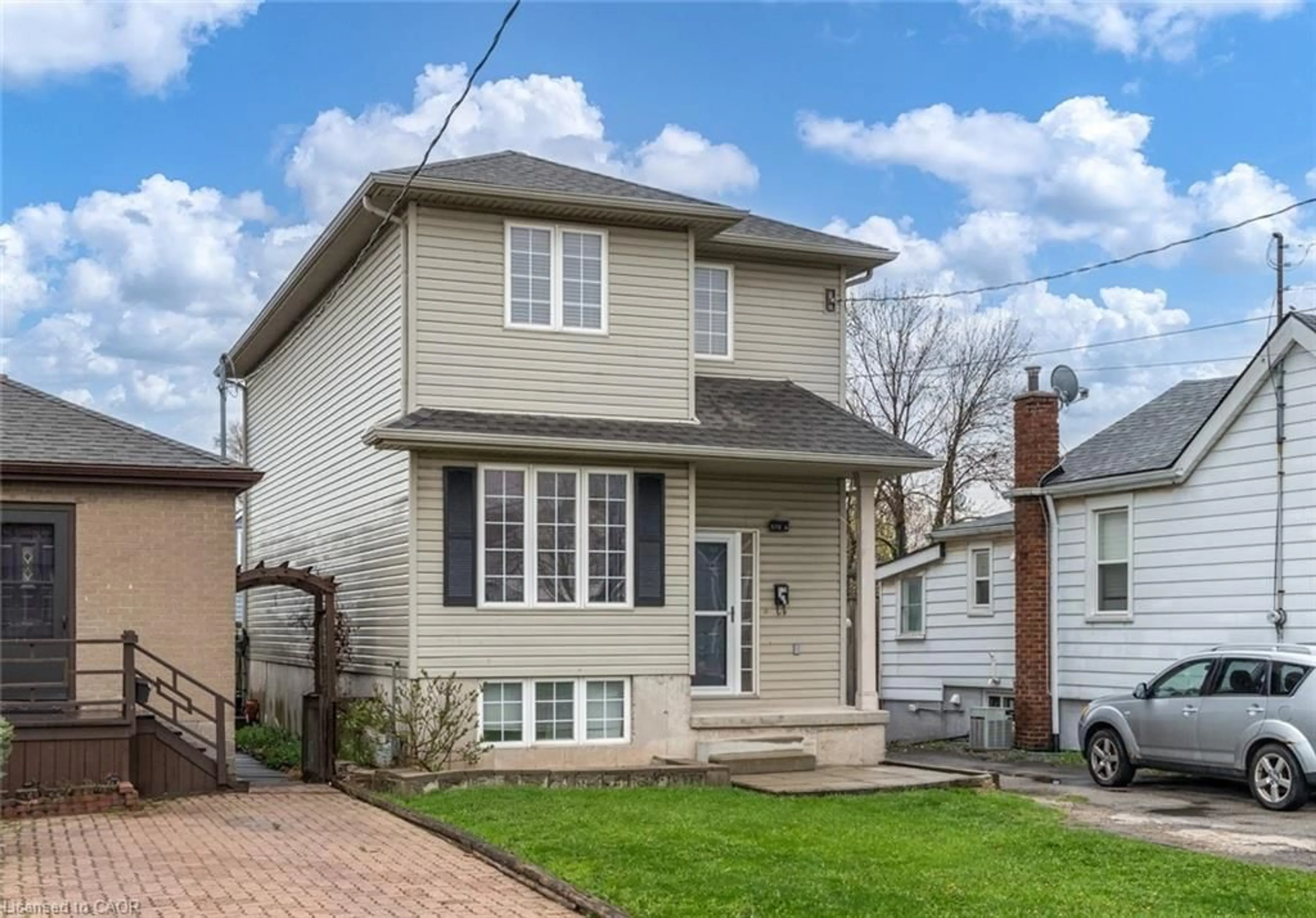 Home with brick exterior material, street for 578 1/2 Barnaby St, Hamilton Ontario L8H 6T9