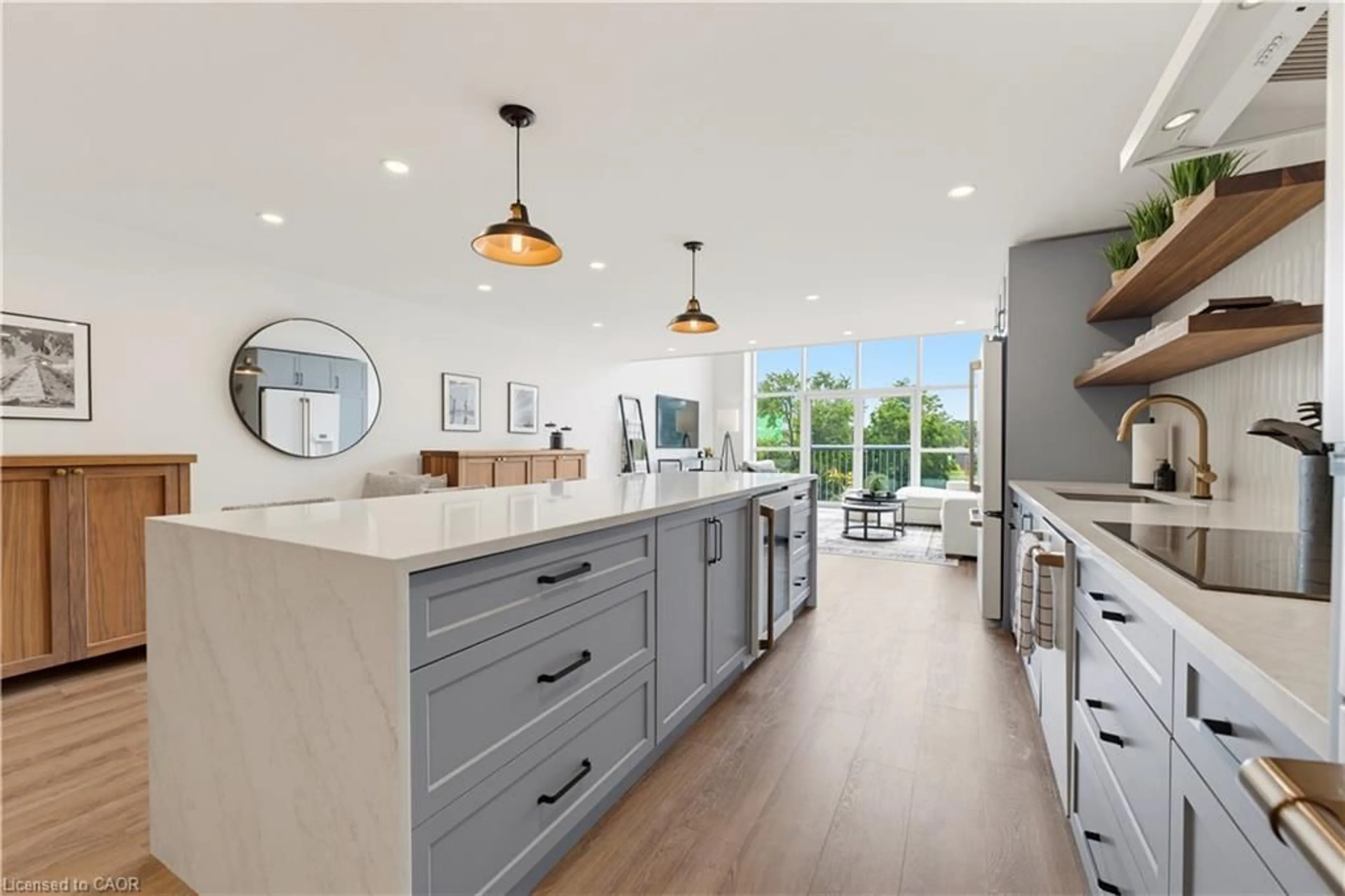 Open concept kitchen, unknown for 5 Father David Bauer Dr #308, Waterloo Ontario N2L 6M2