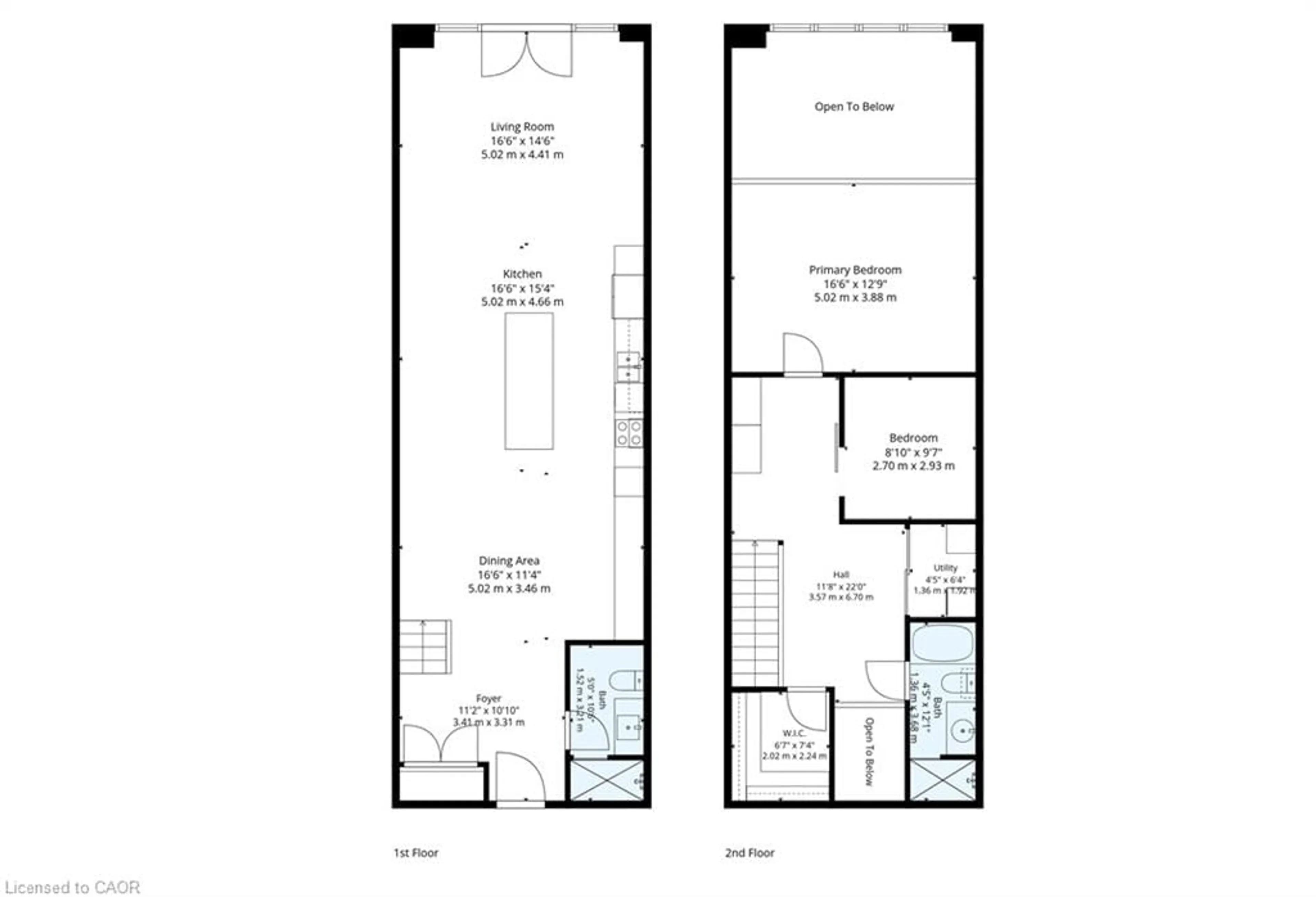 Floor plan for 5 Father David Bauer Dr #308, Waterloo Ontario N2L 6M2