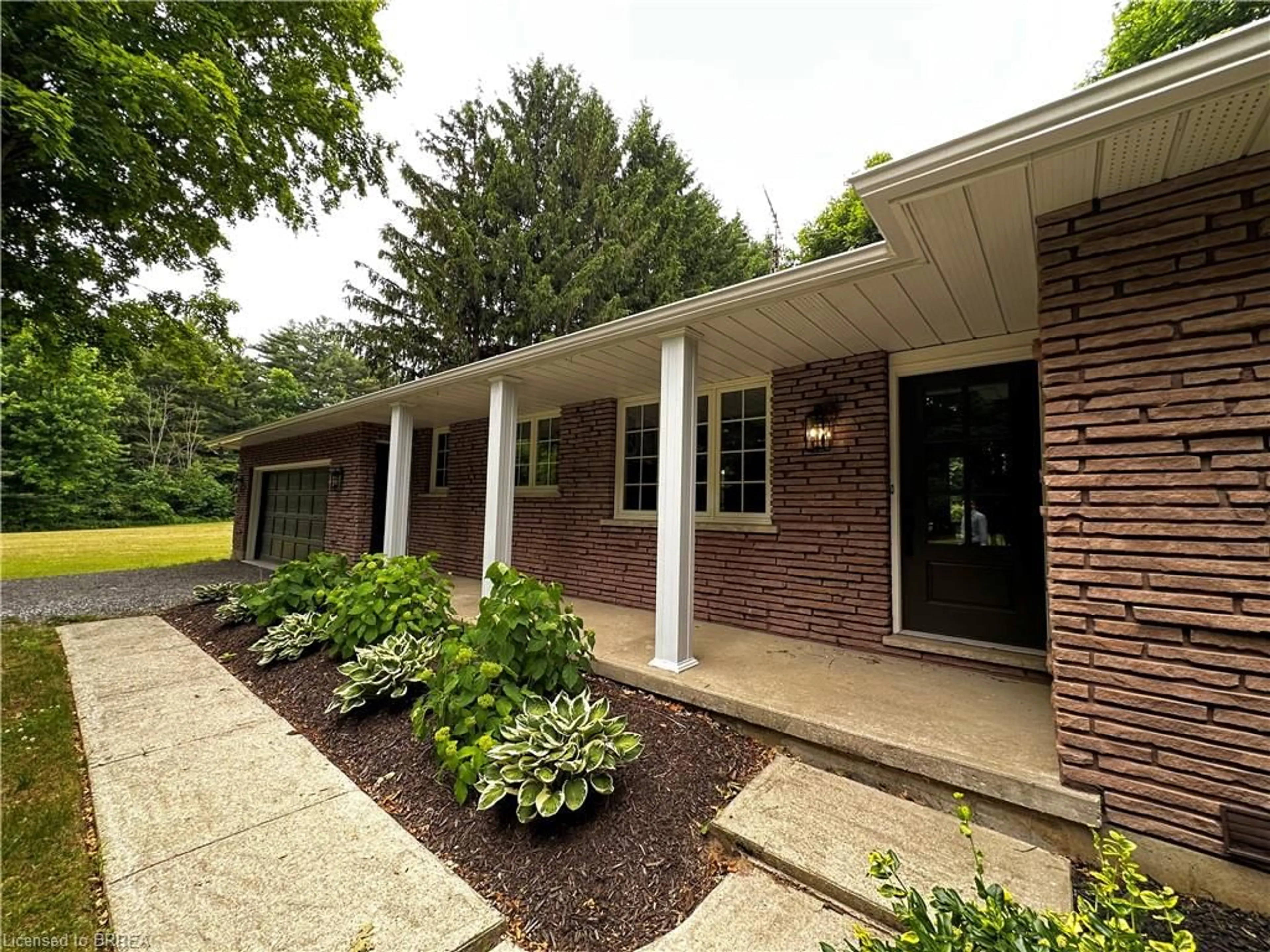 Home with brick exterior material, street for 881 Charlotteville Rd 8, Simcoe Ontario N3Y 4K5