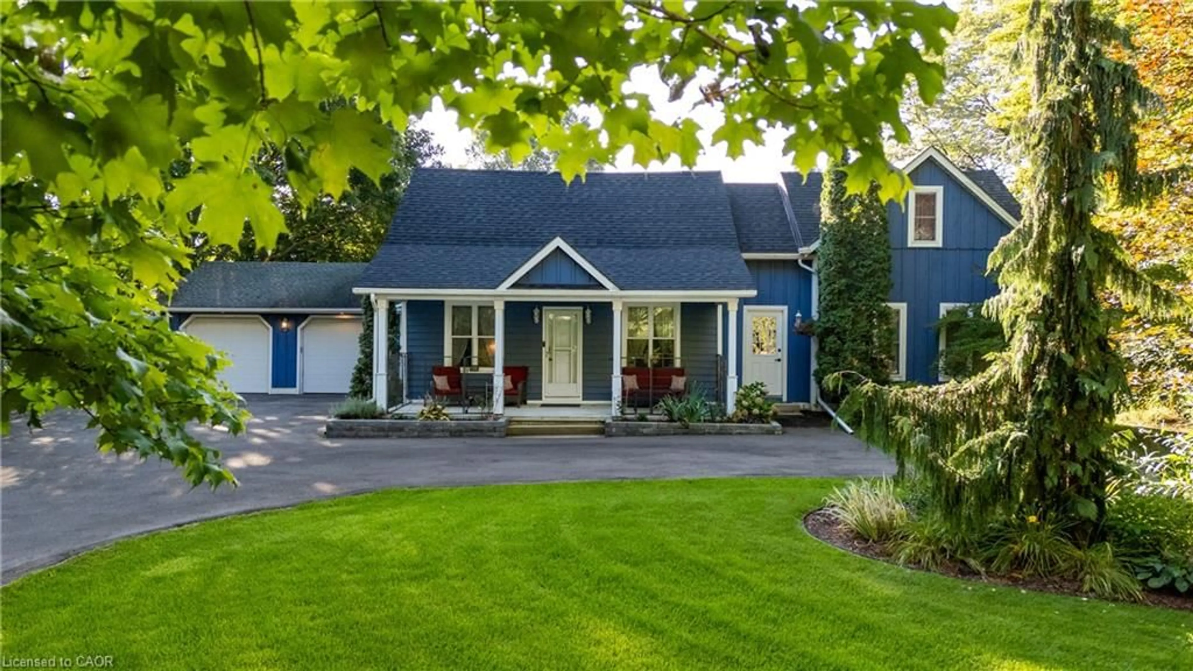 Home with vinyl exterior material, street for 1914 Bruce Road 33, Port Elgin Ontario N0H 2C5