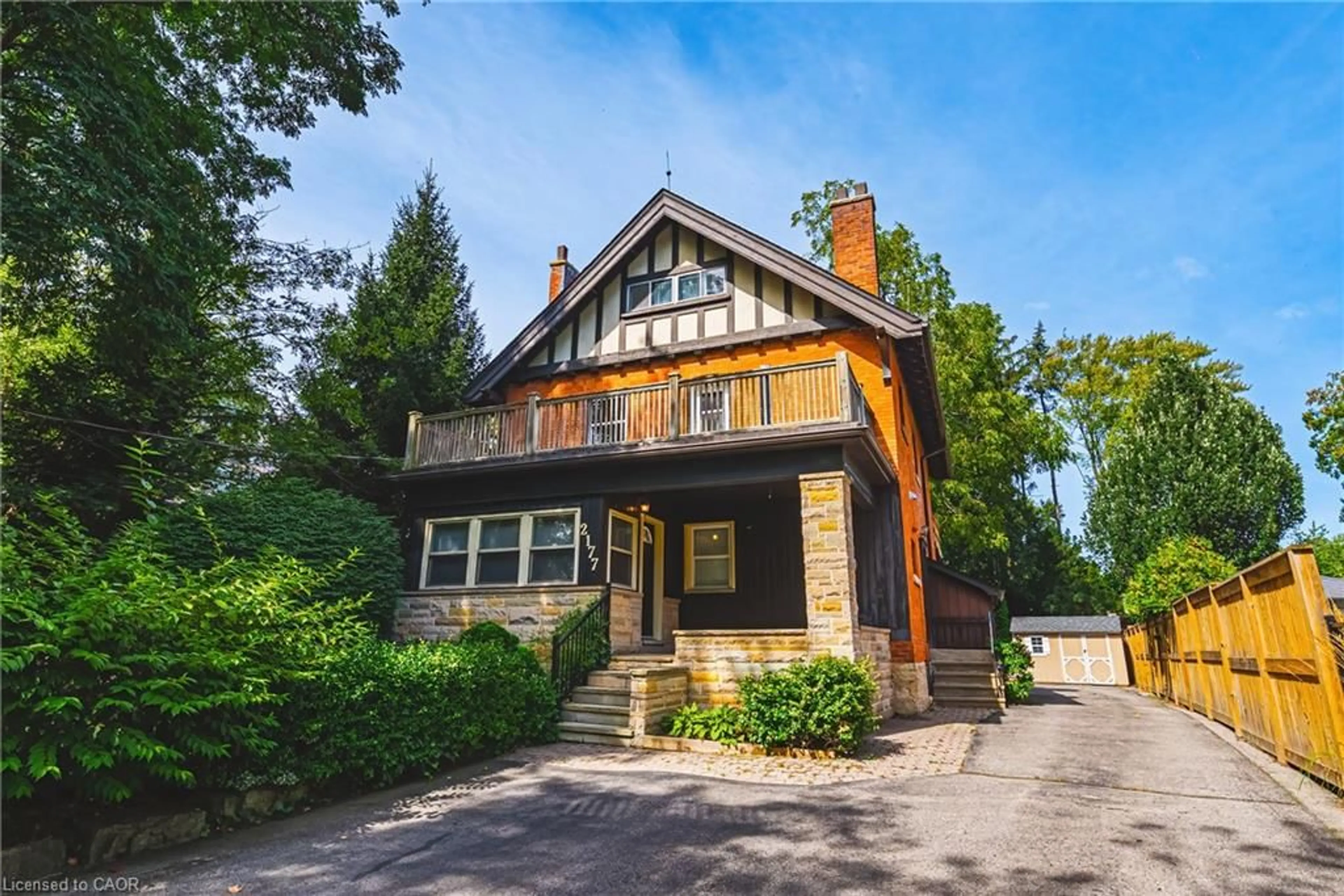Home with brick exterior material, street for 2177 Lakeshore Rd, Burlington Ontario L7R 1A5
