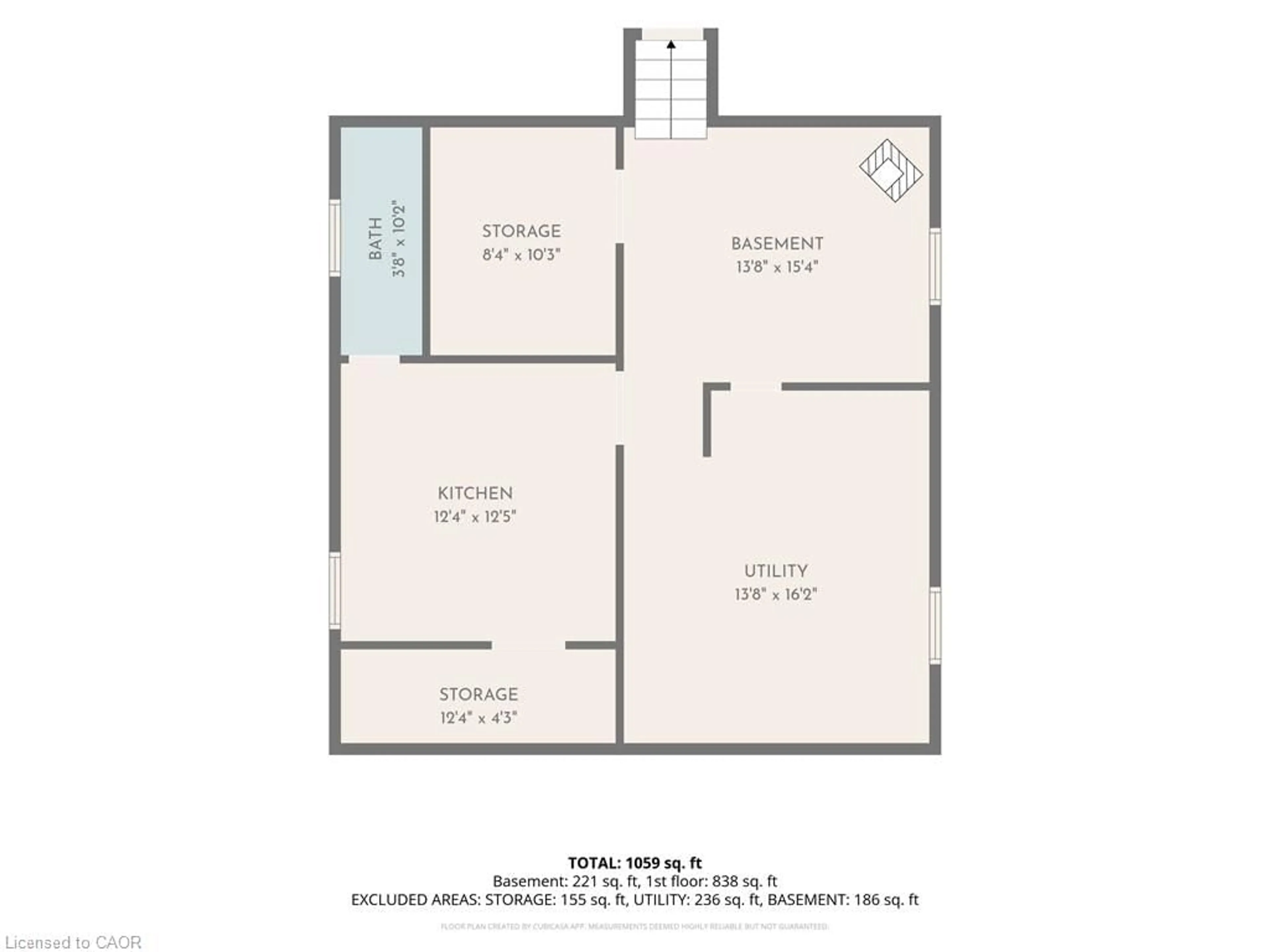 Floor plan for 205 Crysler St, Delhi Ontario N4B 1H9