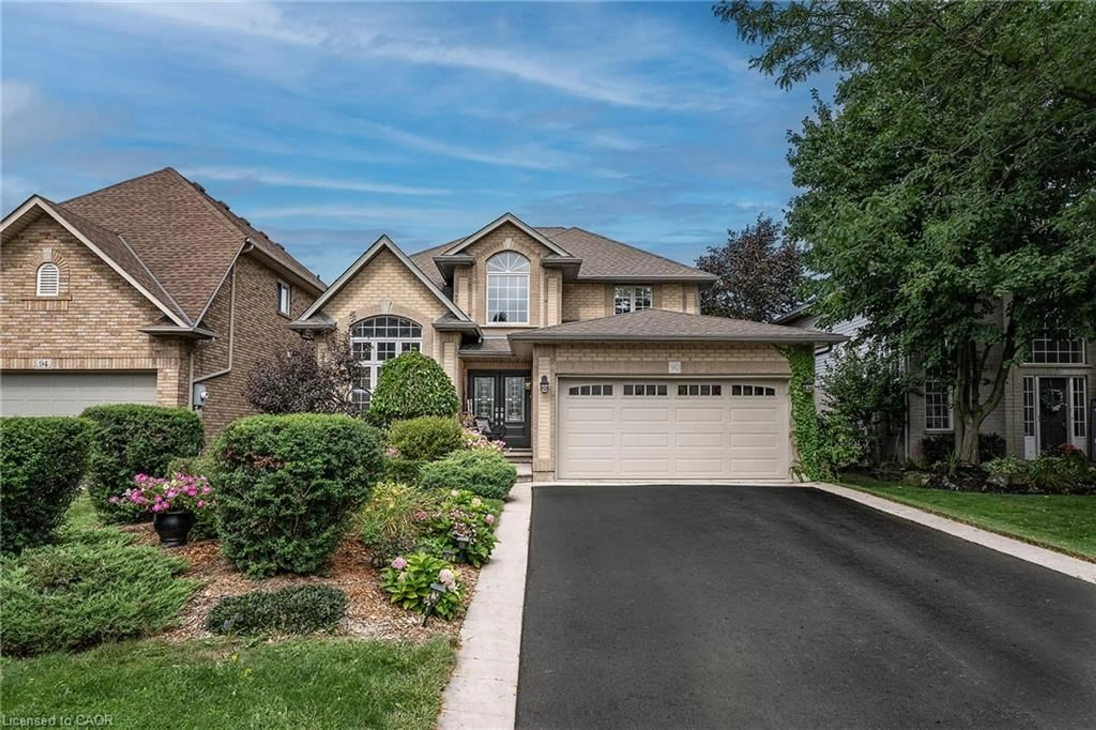 Home with brick exterior material, street for 90 Surrey Dr, Ancaster Ontario L9K 1L9