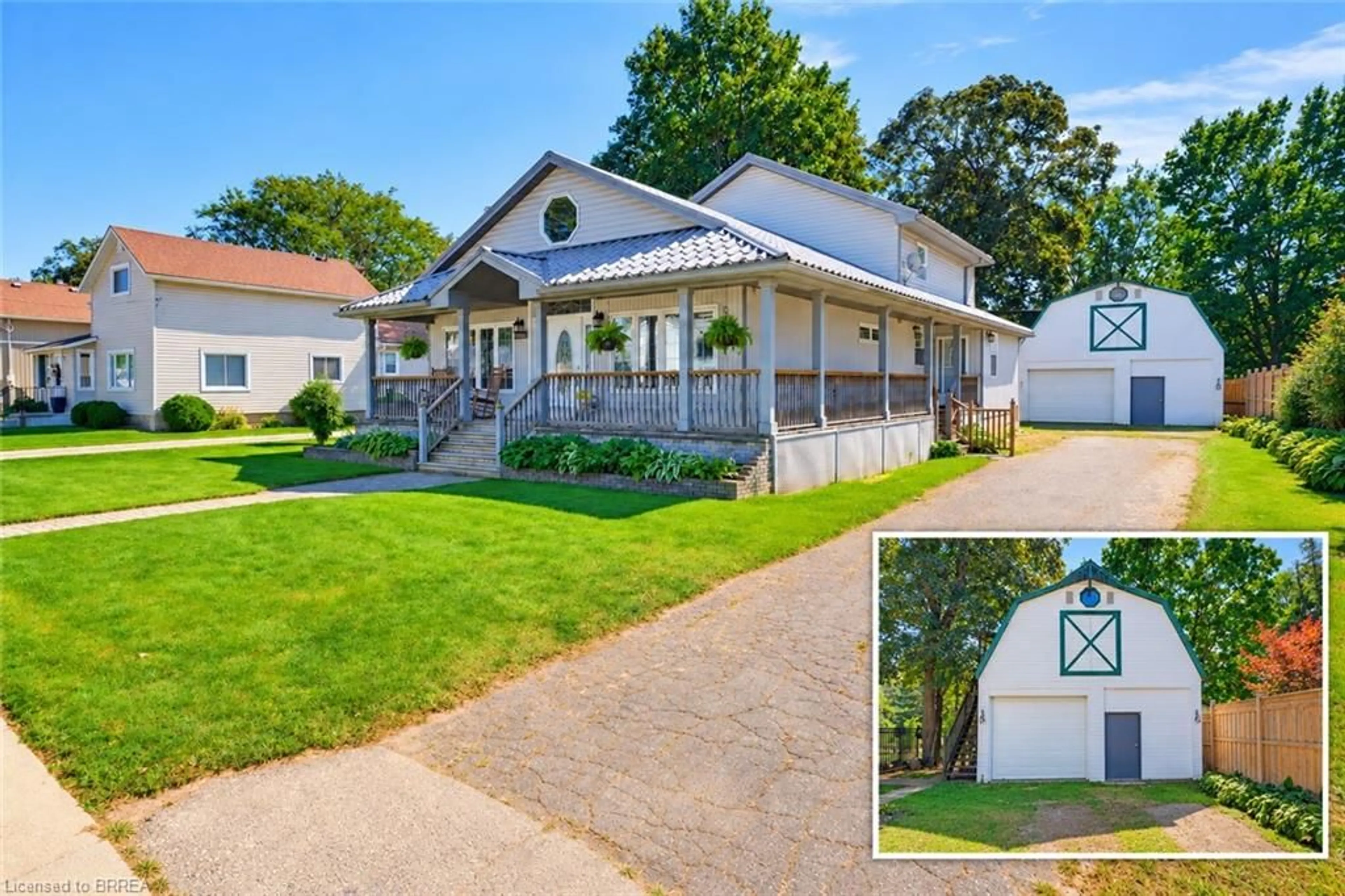 A pic from outside/outdoor area/front of a property/back of a property/a pic from drone, building for 149 King St, Burford Ontario N0E 1A0