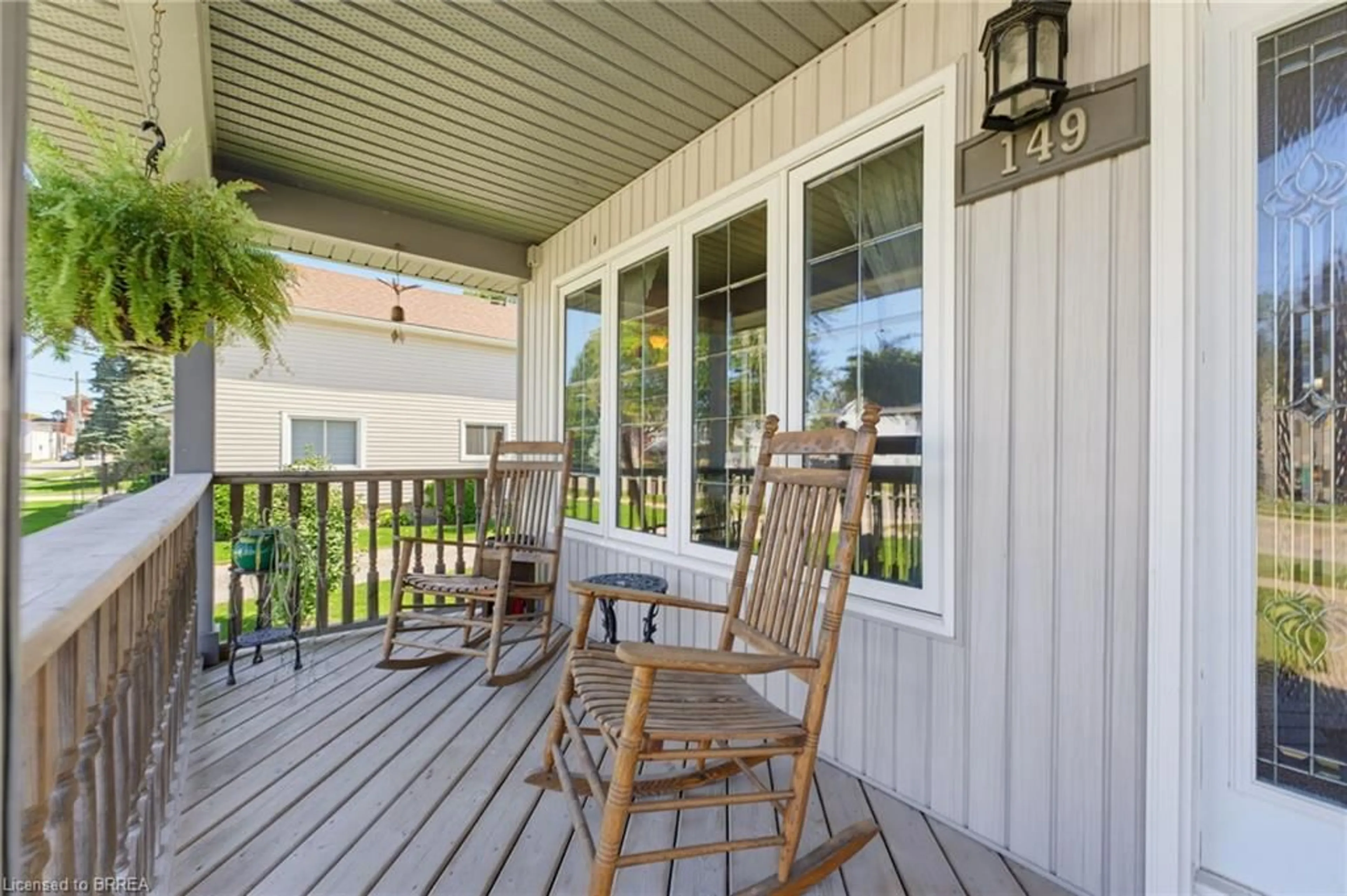 Patio, street for 149 King St, Burford Ontario N0E 1A0