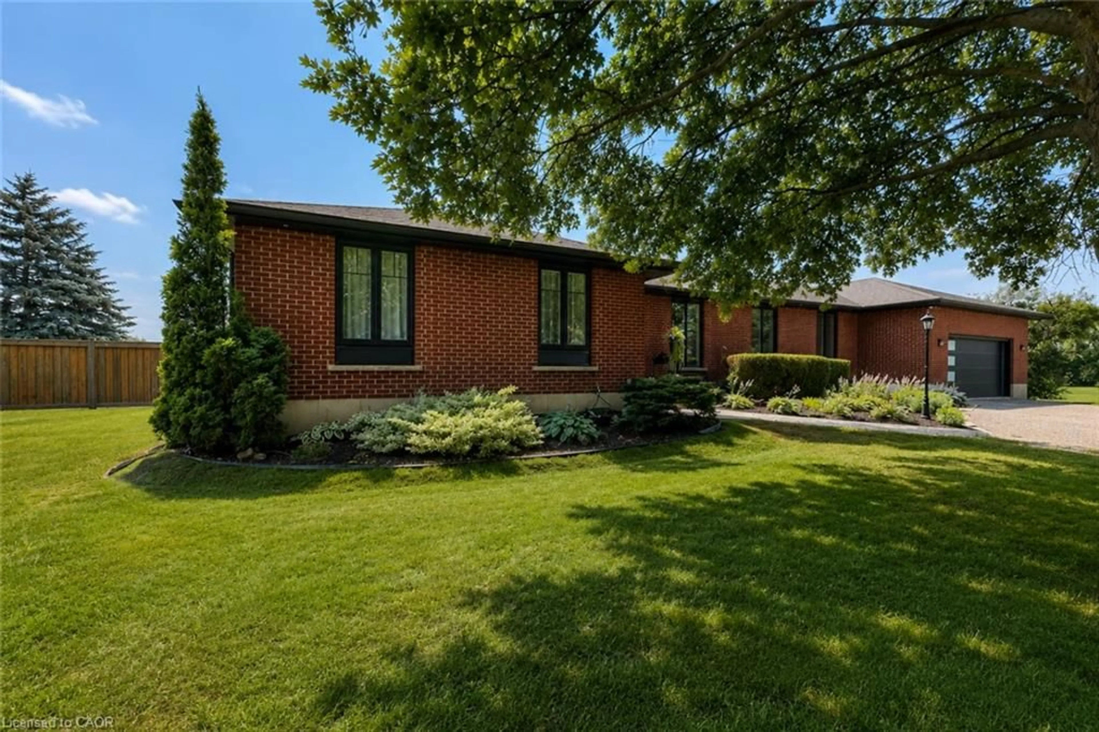 Home with brick exterior material, street for 282 German School Rd, Paris Ontario N3L 3E1