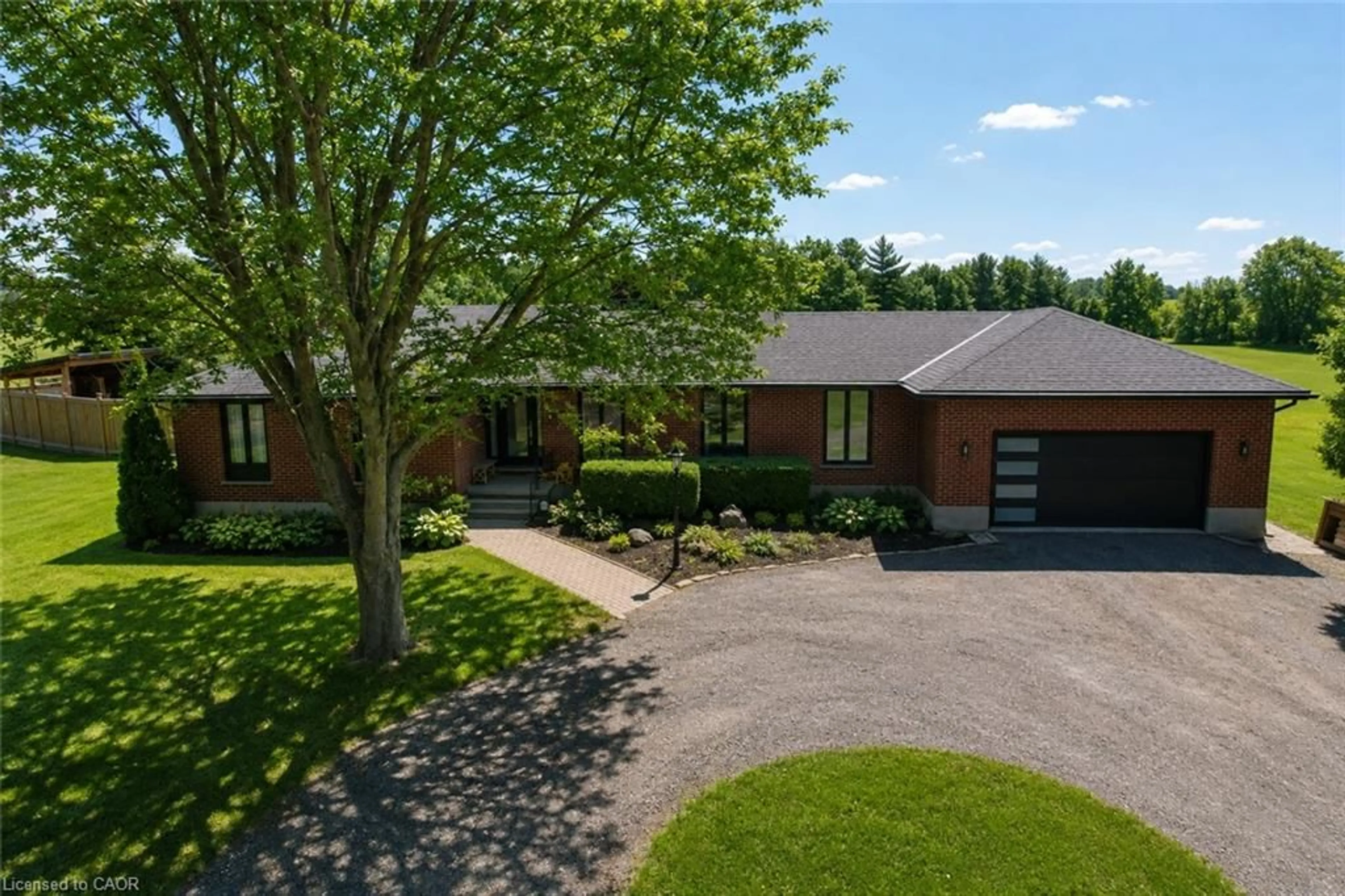 A pic from outside/outdoor area/front of a property/back of a property/a pic from drone, street for 282 German School Rd, Paris Ontario N3L 3E1