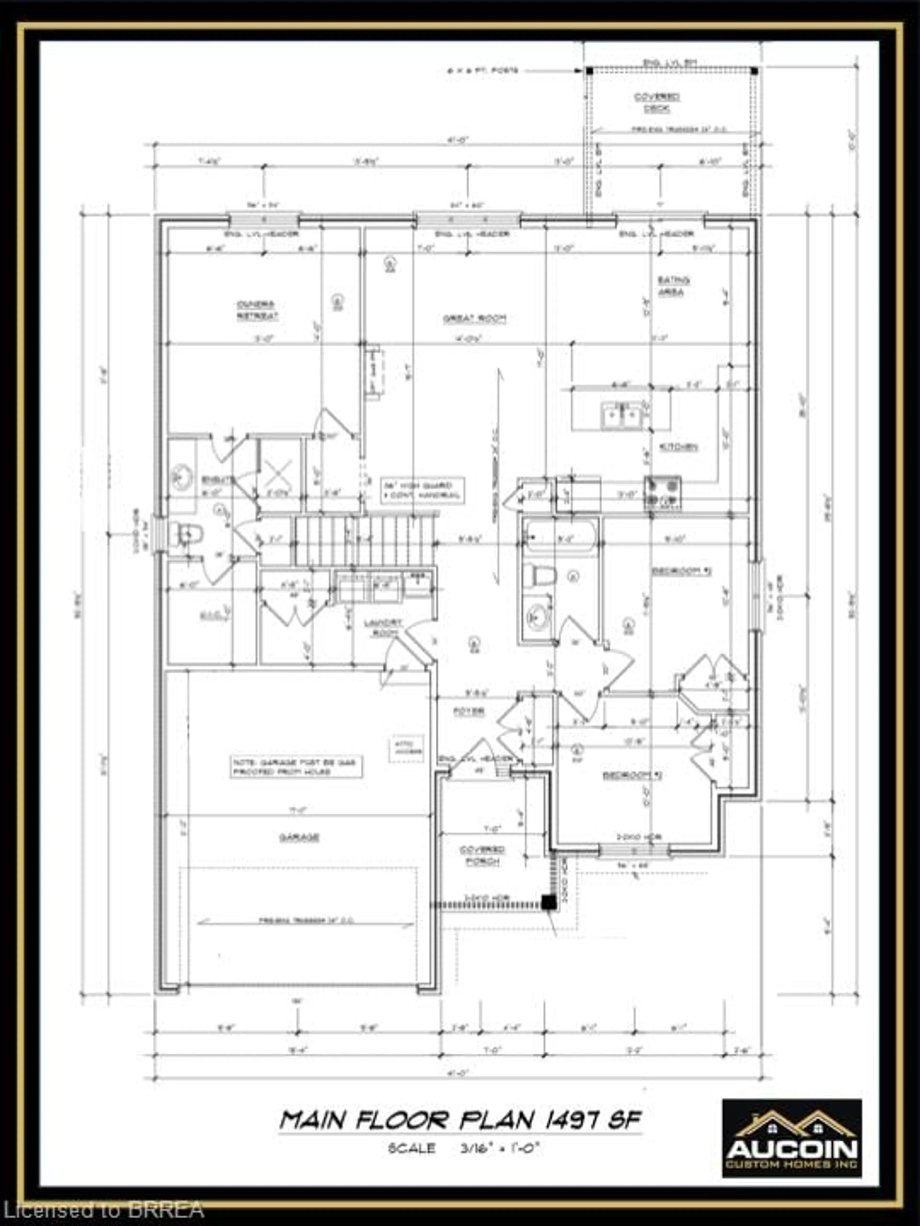 Floor plan for 109 Vanrooy Trail, Waterford Ontario N0E 1Y0