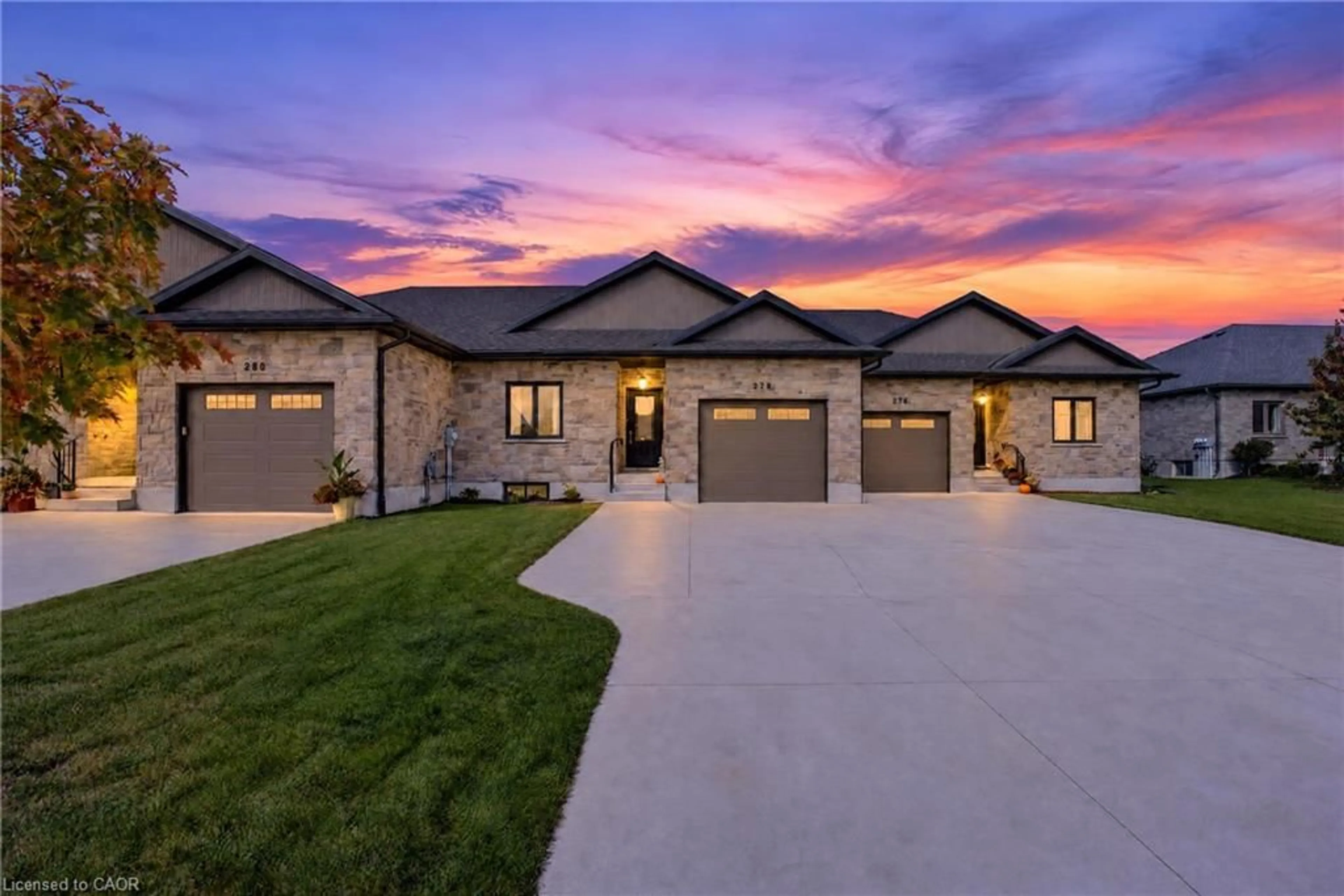 Home with brick exterior material, street for 278 Mccourt Pl, Atwood Ontario N0G 1B0