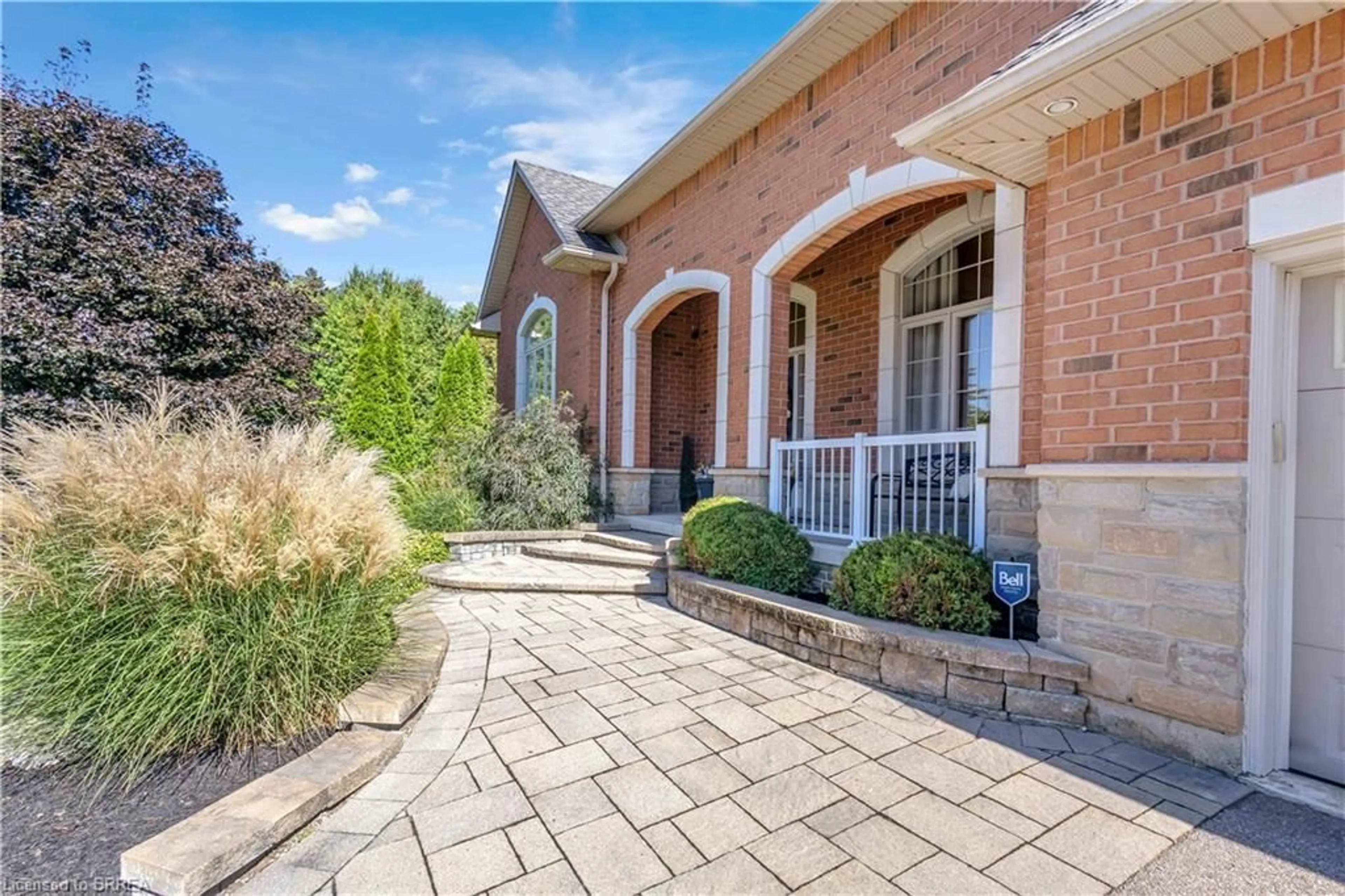 Home with brick exterior material, street for 3 Franks Lane, Brantford Ontario N3T 0L9