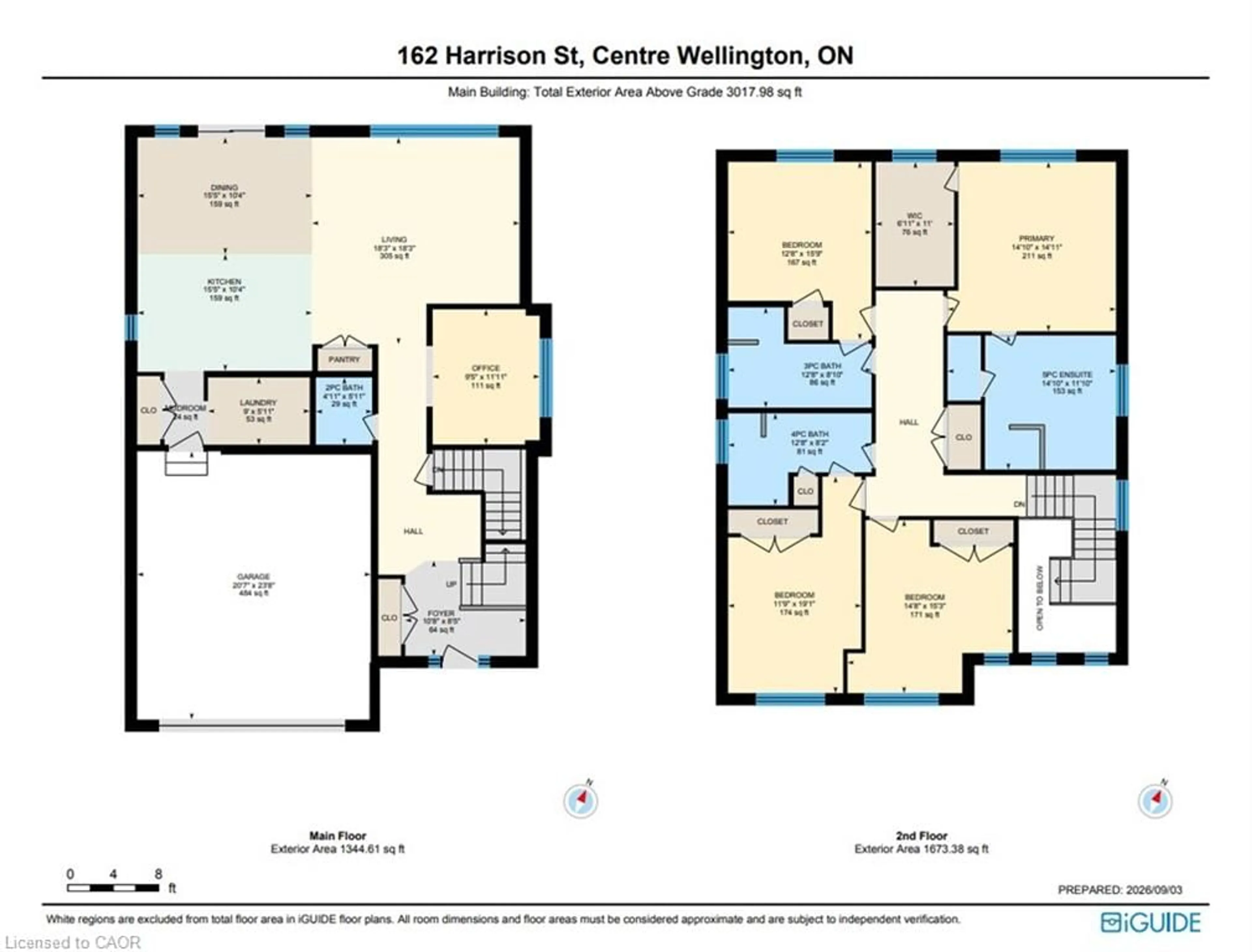 Floor plan for 162 Harrison St, Elora Ontario N0B 1S0