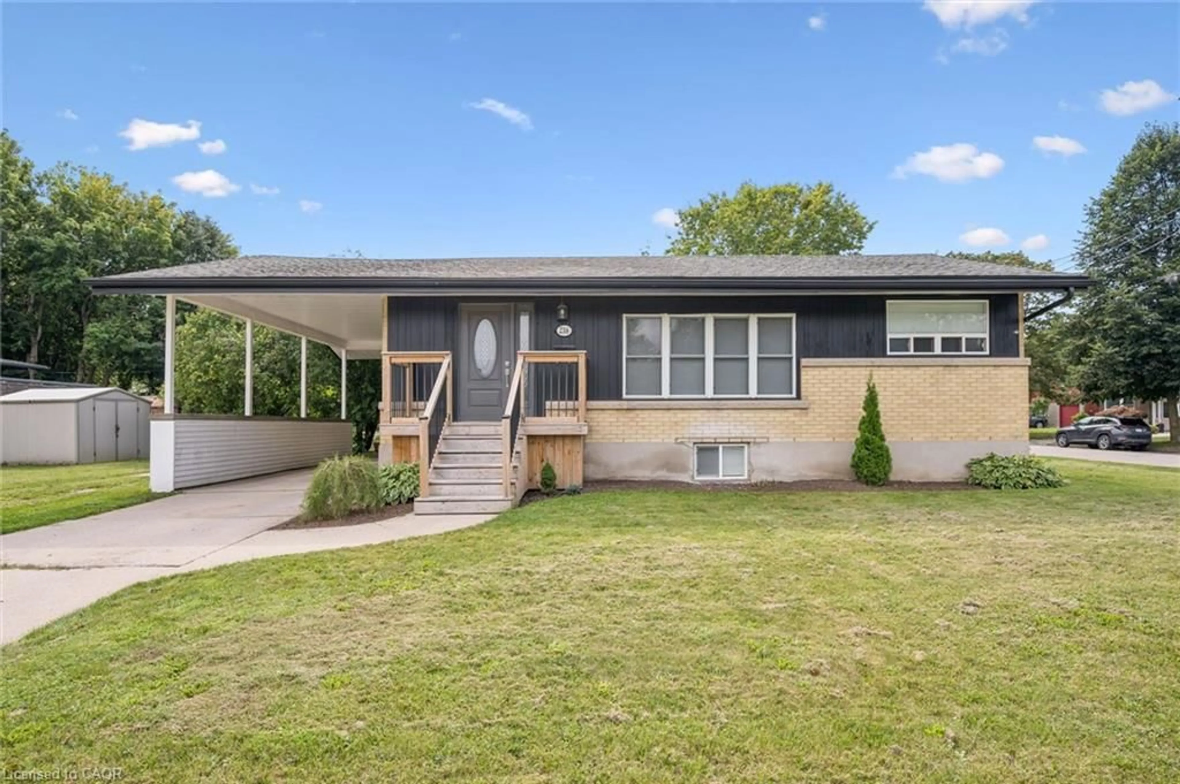 Home with vinyl exterior material, street for 216 Stevenson St. N St, Guelph Ontario N1E 5B2