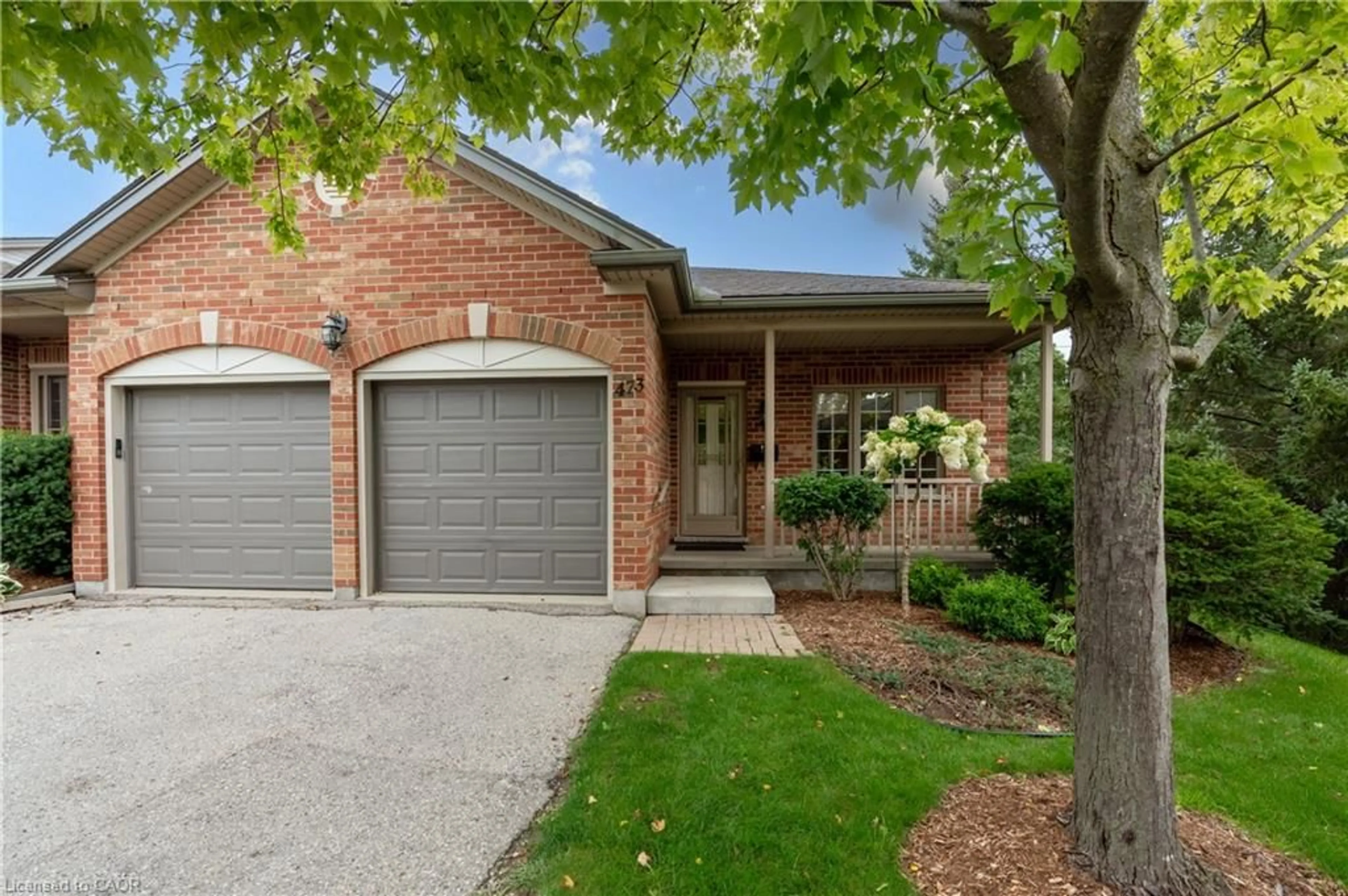 Home with brick exterior material, street for 473 Nova Scotia Crt #4, Woodstock Ontario N4S 8Z2