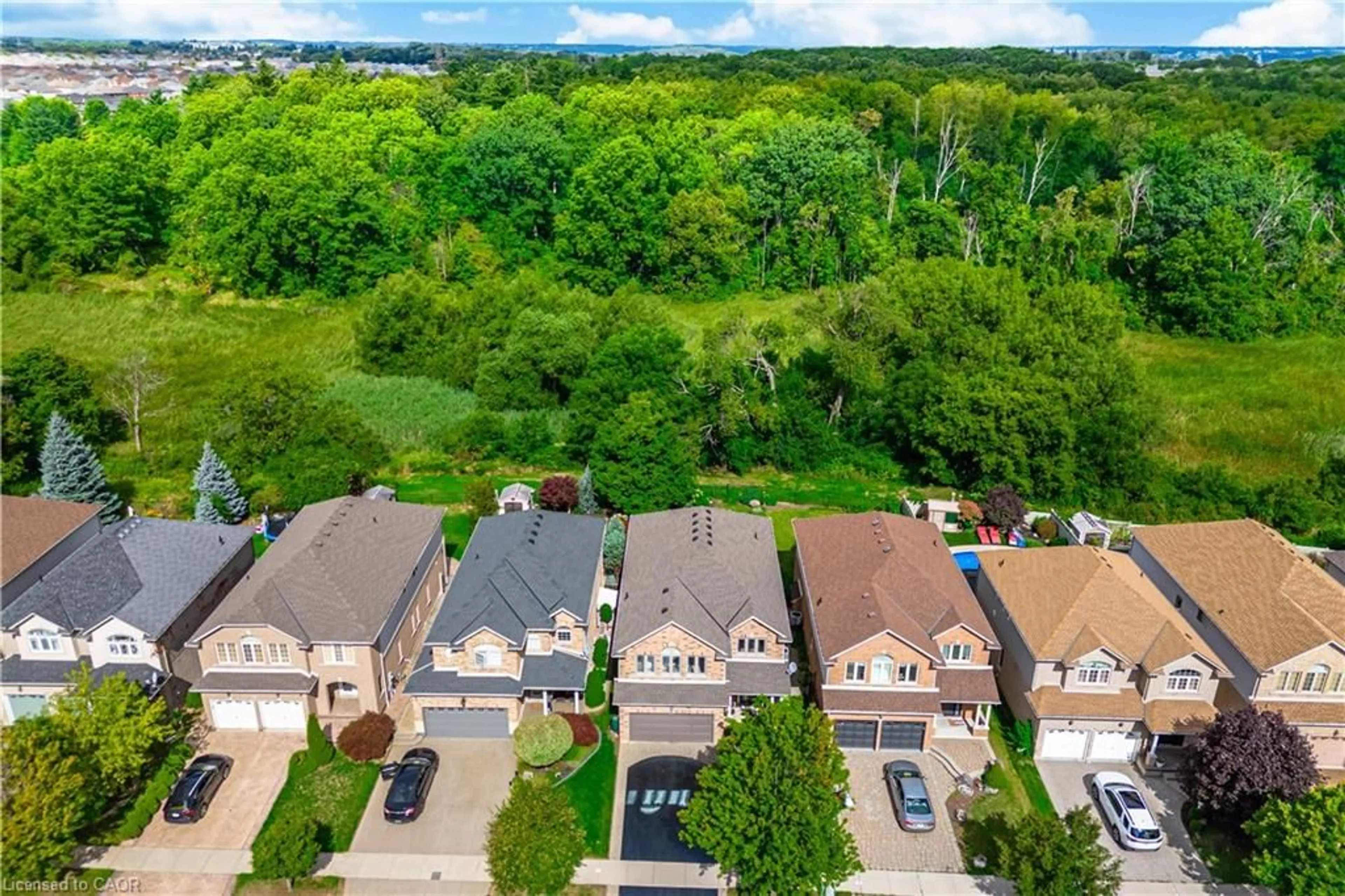 A pic from outside/outdoor area/front of a property/back of a property/a pic from drone, street for 84 Meadowbank Dr, Hamilton Ontario L9B 2Y1