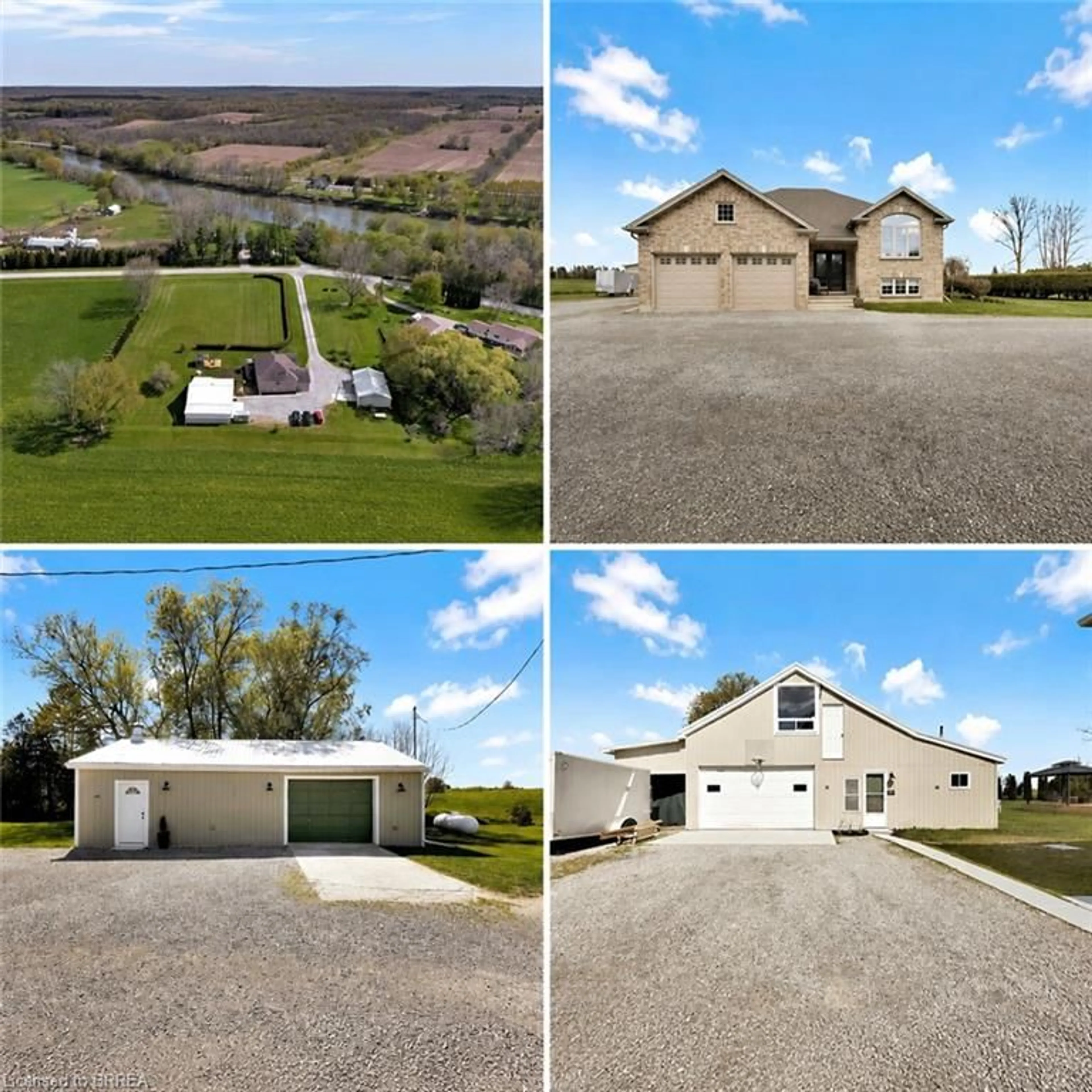 A pic from outside/outdoor area/front of a property/back of a property/a pic from drone, unknown for 228 Salt Springs Church Rd, Brantford Ontario N3T 5L9