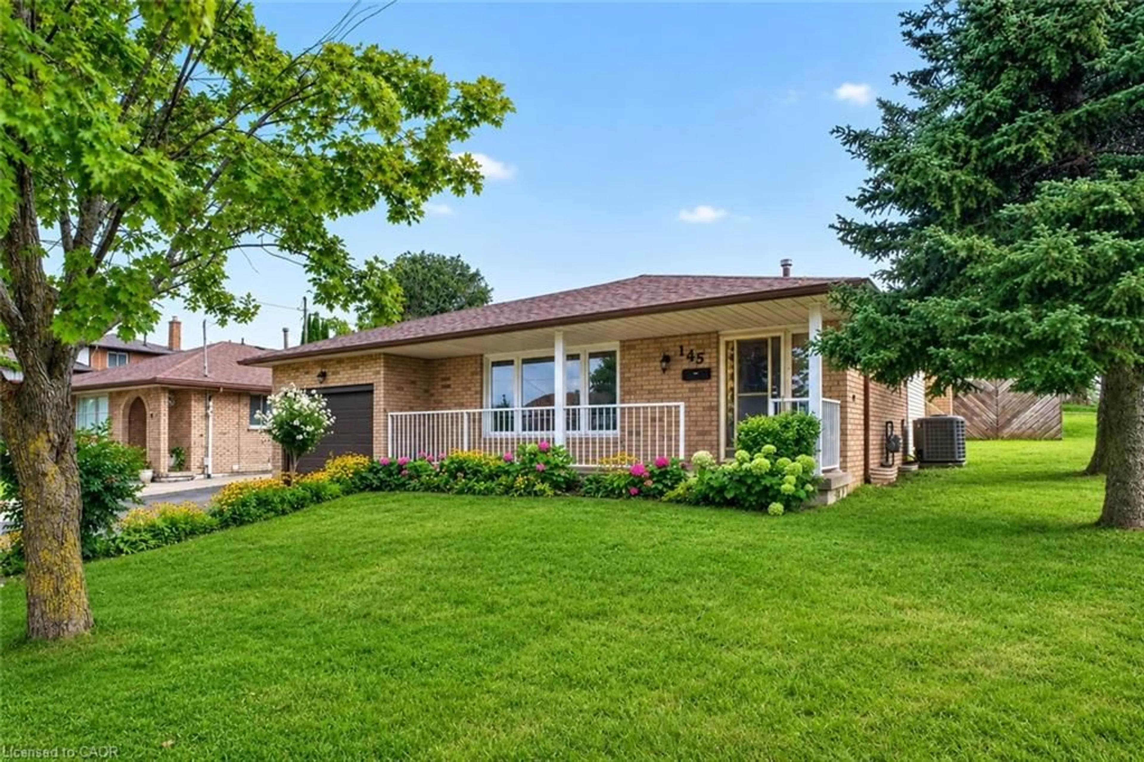 Home with brick exterior material, street for 145 Adis Ave, Hamilton Ontario L9C 6T9
