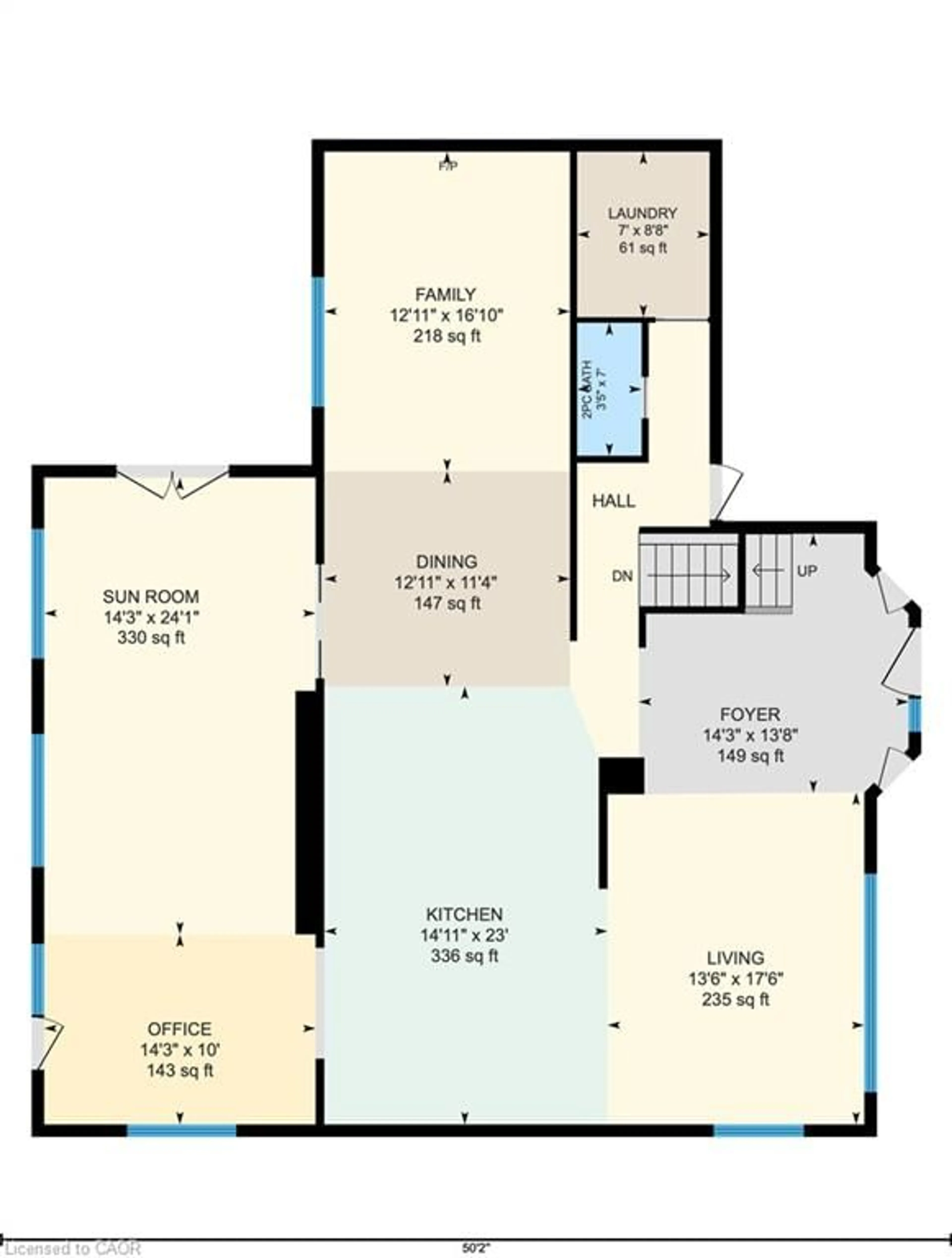 Floor plan for 16 Whitehall Gate, Fonthill Ontario L3E 0C6