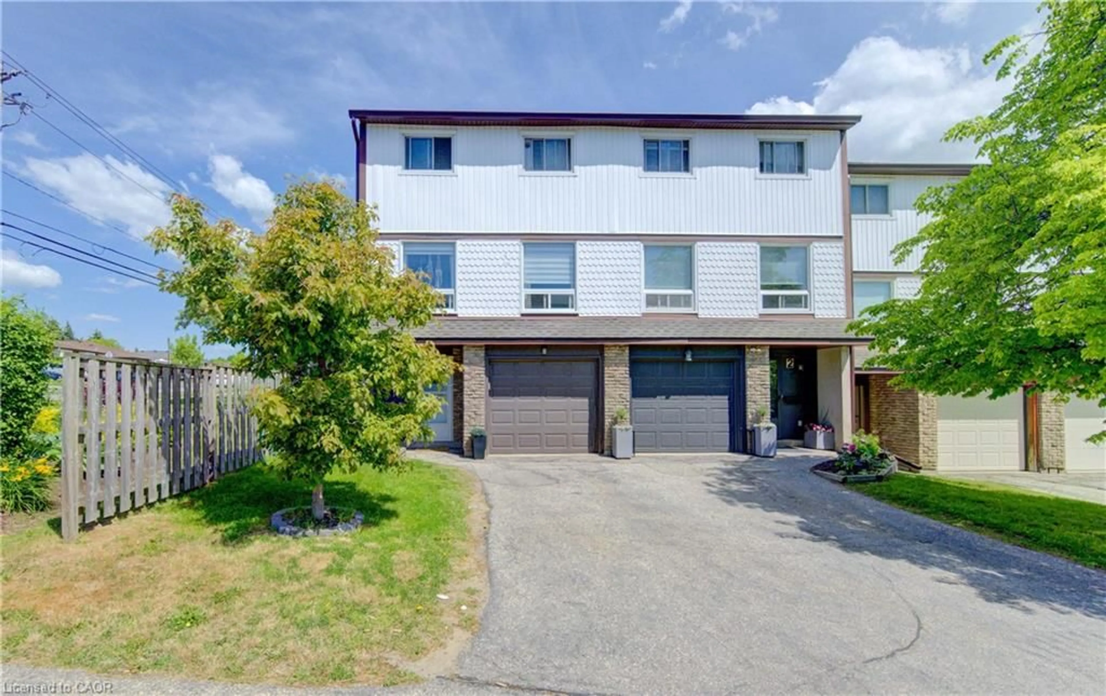 A pic from outside/outdoor area/front of a property/back of a property/a pic from drone, street for 80 Old Country Dr #1, Kitchener Ontario N2E 2E5