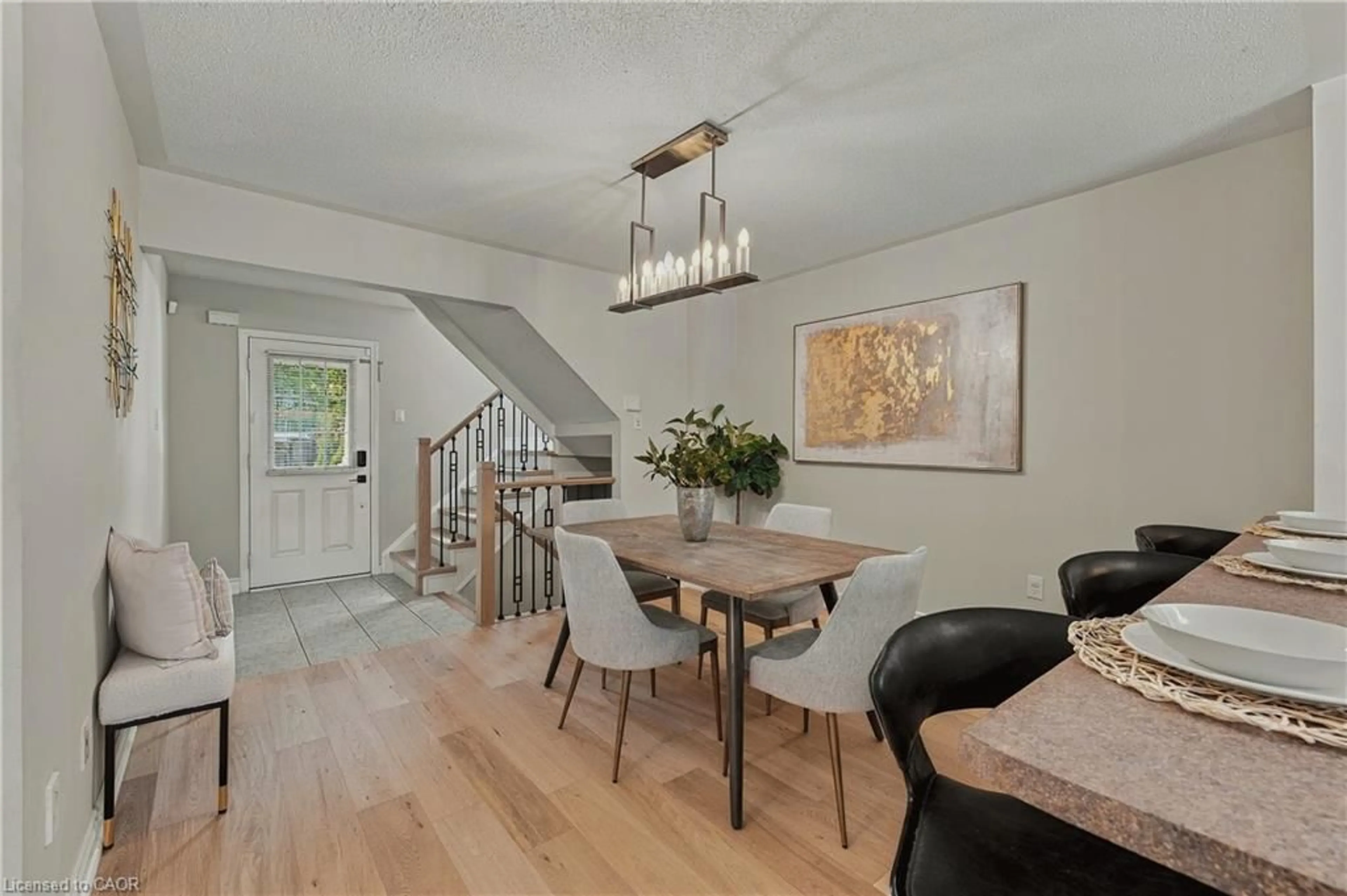 Dining room, wood/laminate floor for 629 Gervais Terr, Milton Ontario L9T 7R6