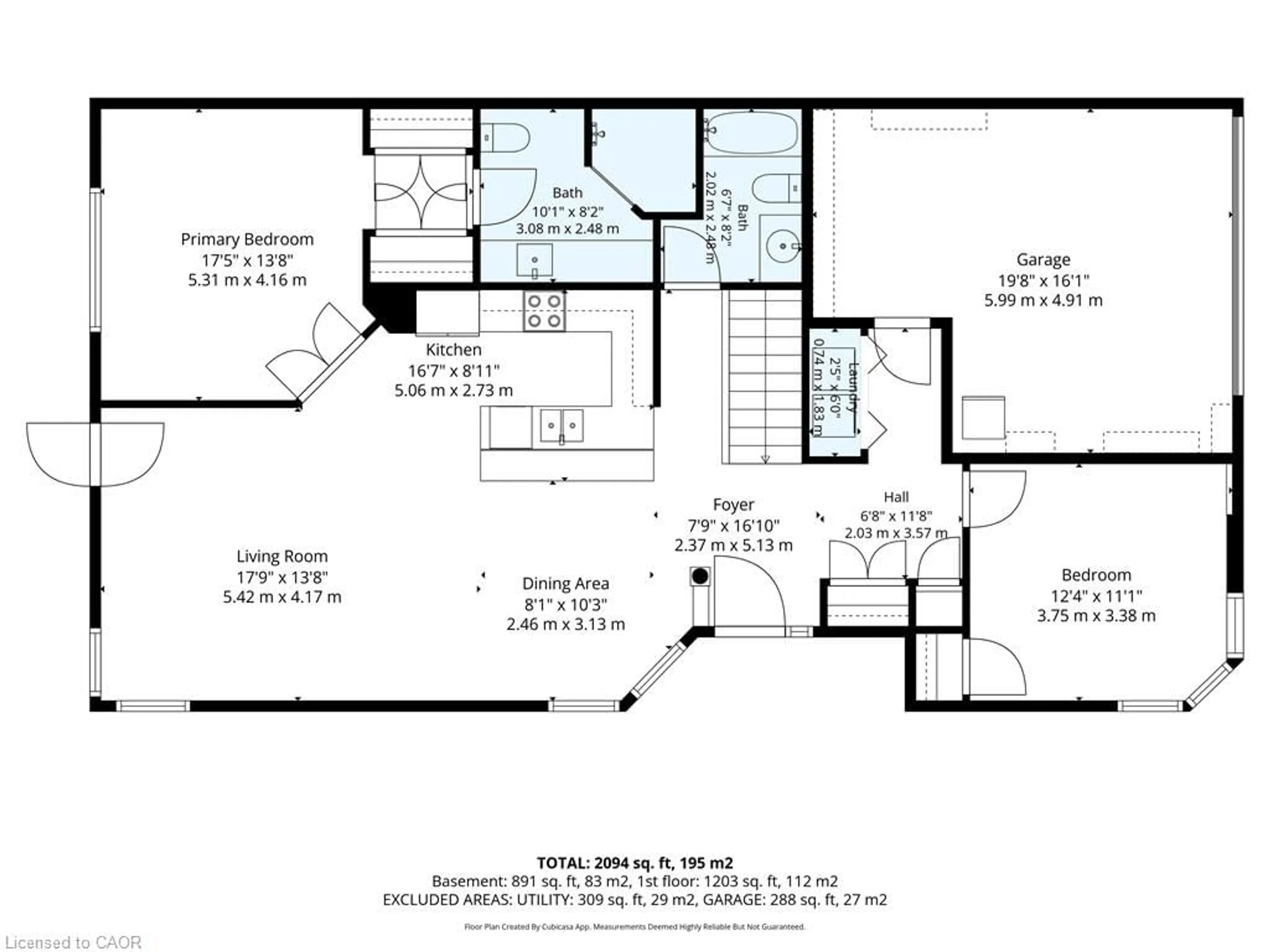 Floor plan for 10 Cobblestone Dr #25, Paris Ontario N3L 4G8