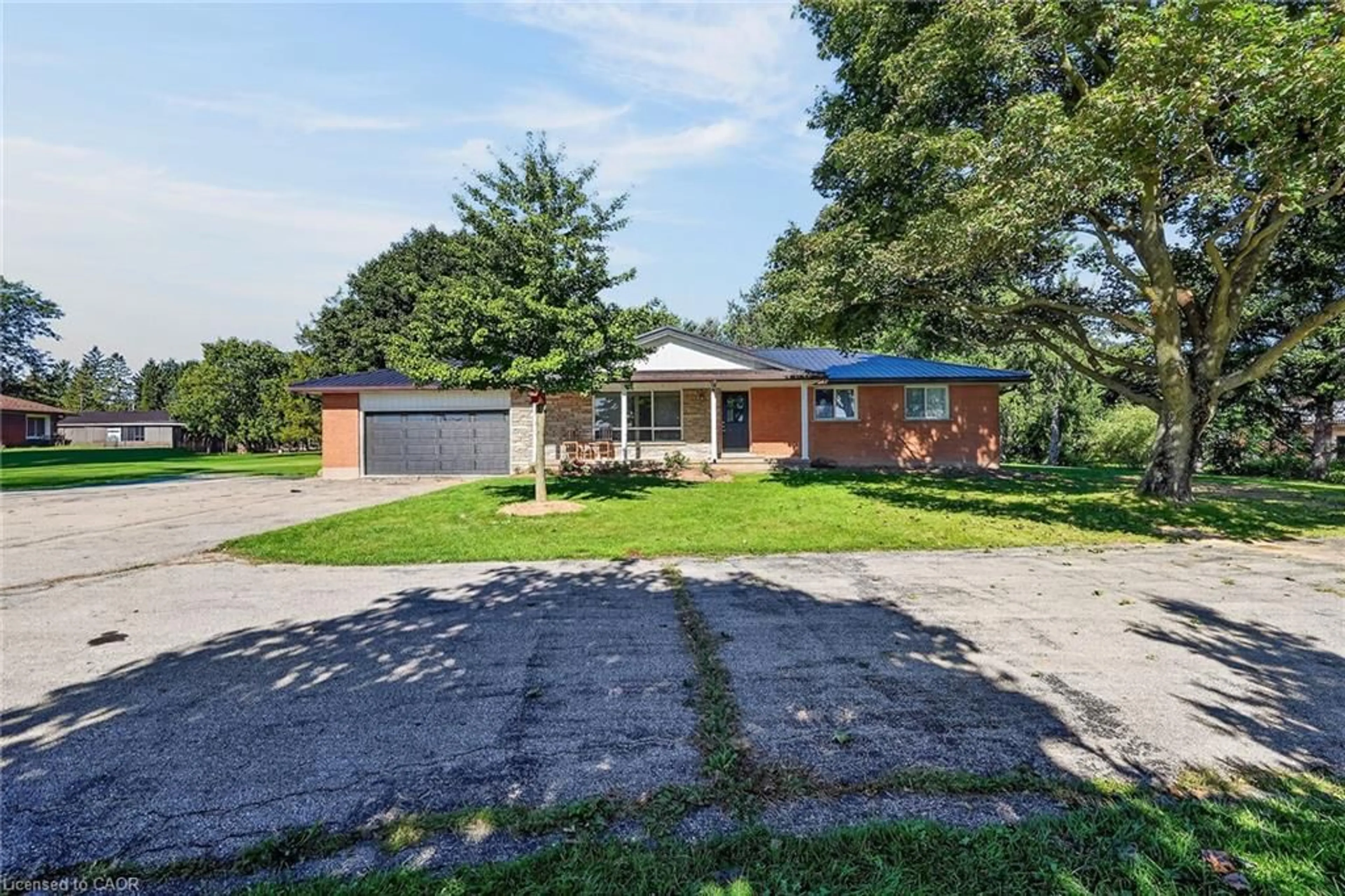 A pic from outside/outdoor area/front of a property/back of a property/a pic from drone, street for 3733 Highway 3, Hagersville Ontario N0A 1H0