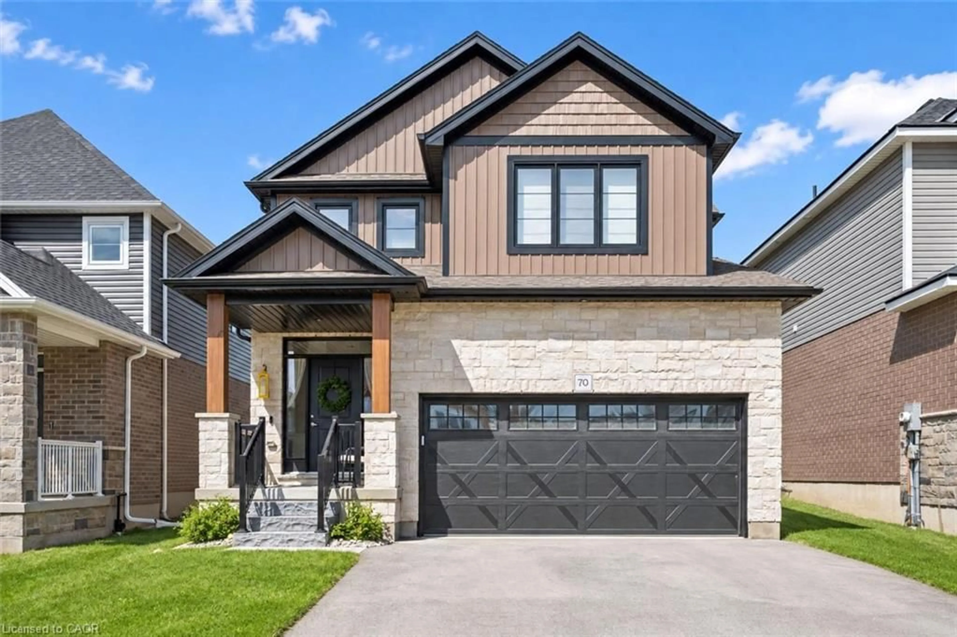 Home with brick exterior material, street for 70 Imrie Rd, Elora Ontario N0B 1S0