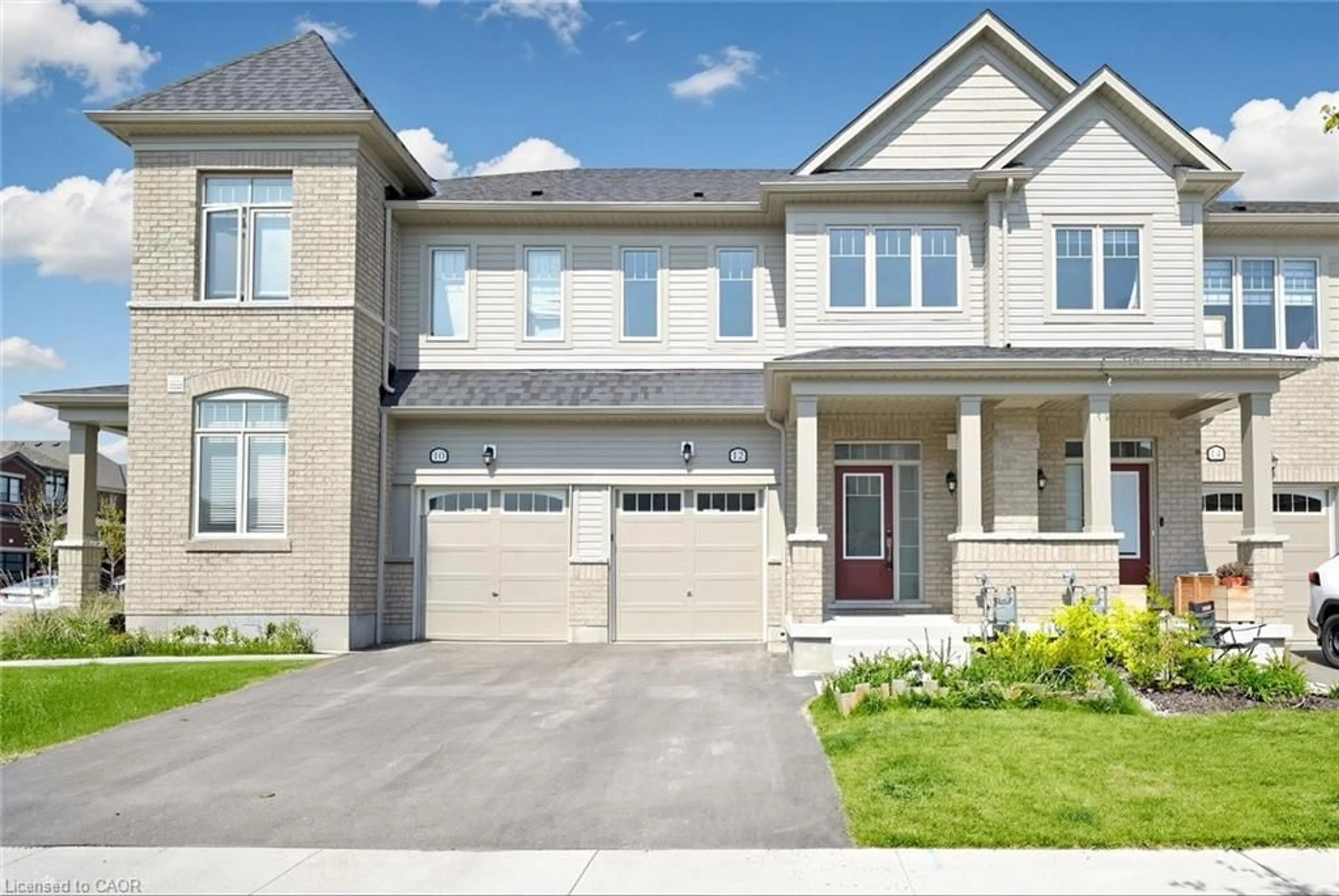 Home with brick exterior material, street for 12 Edminston Dr, Fergus Ontario N1M 0J3