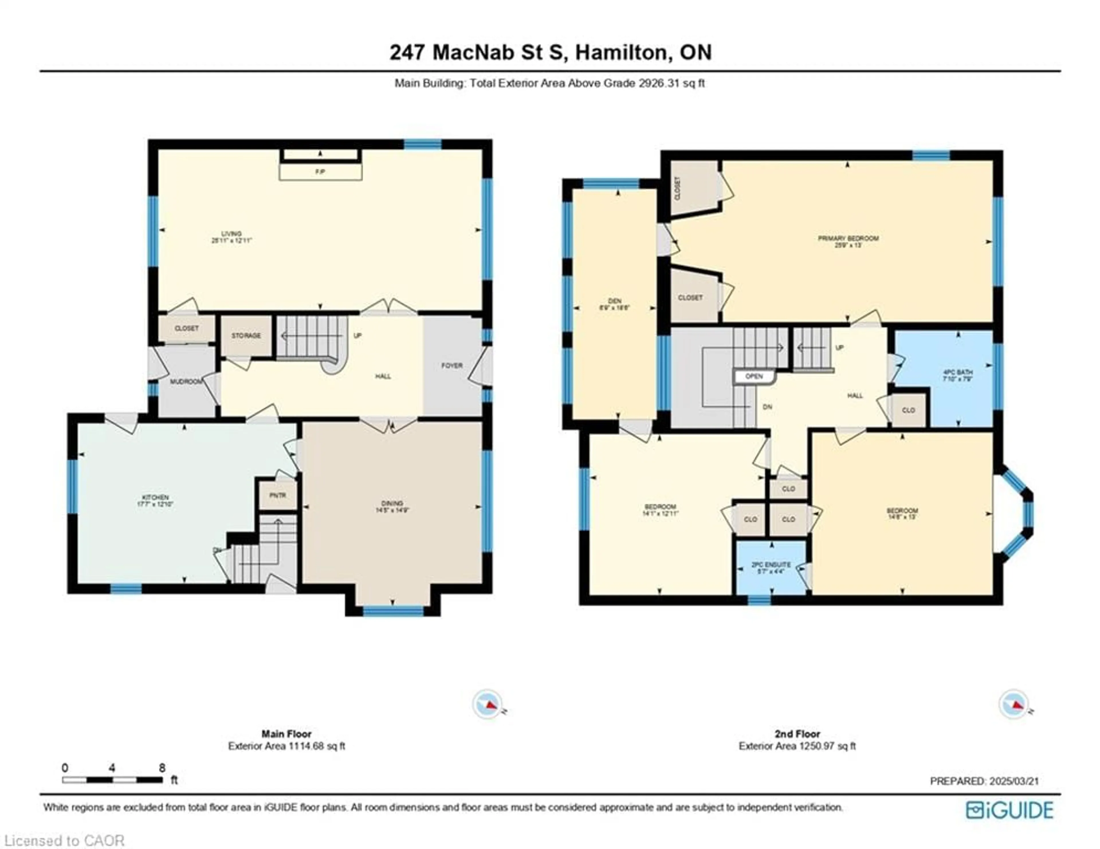 Floor plan for 247 Macnab St, Hamilton Ontario L8P 3E2