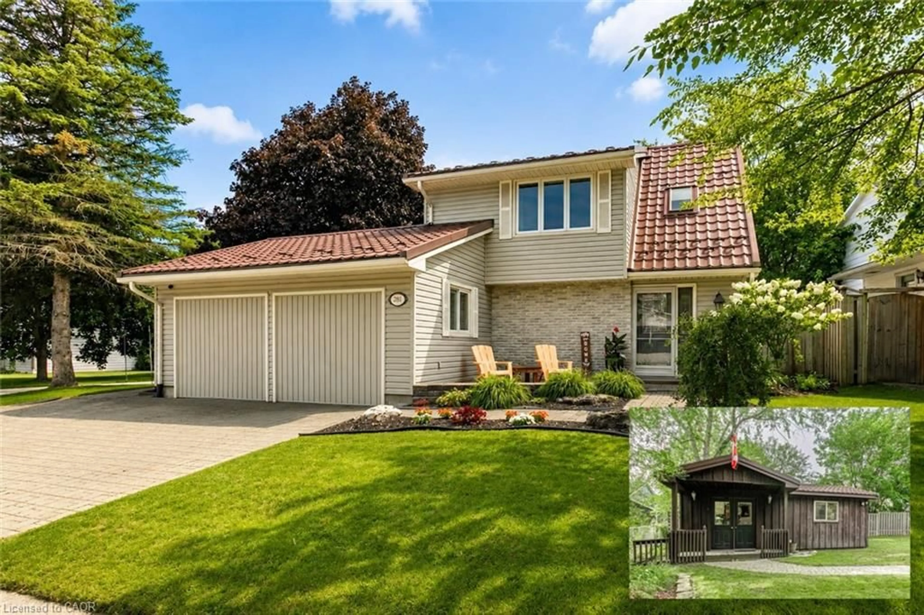 Home with vinyl exterior material, street for 281 Blackacres Blvd, London Ontario N6G 2T9