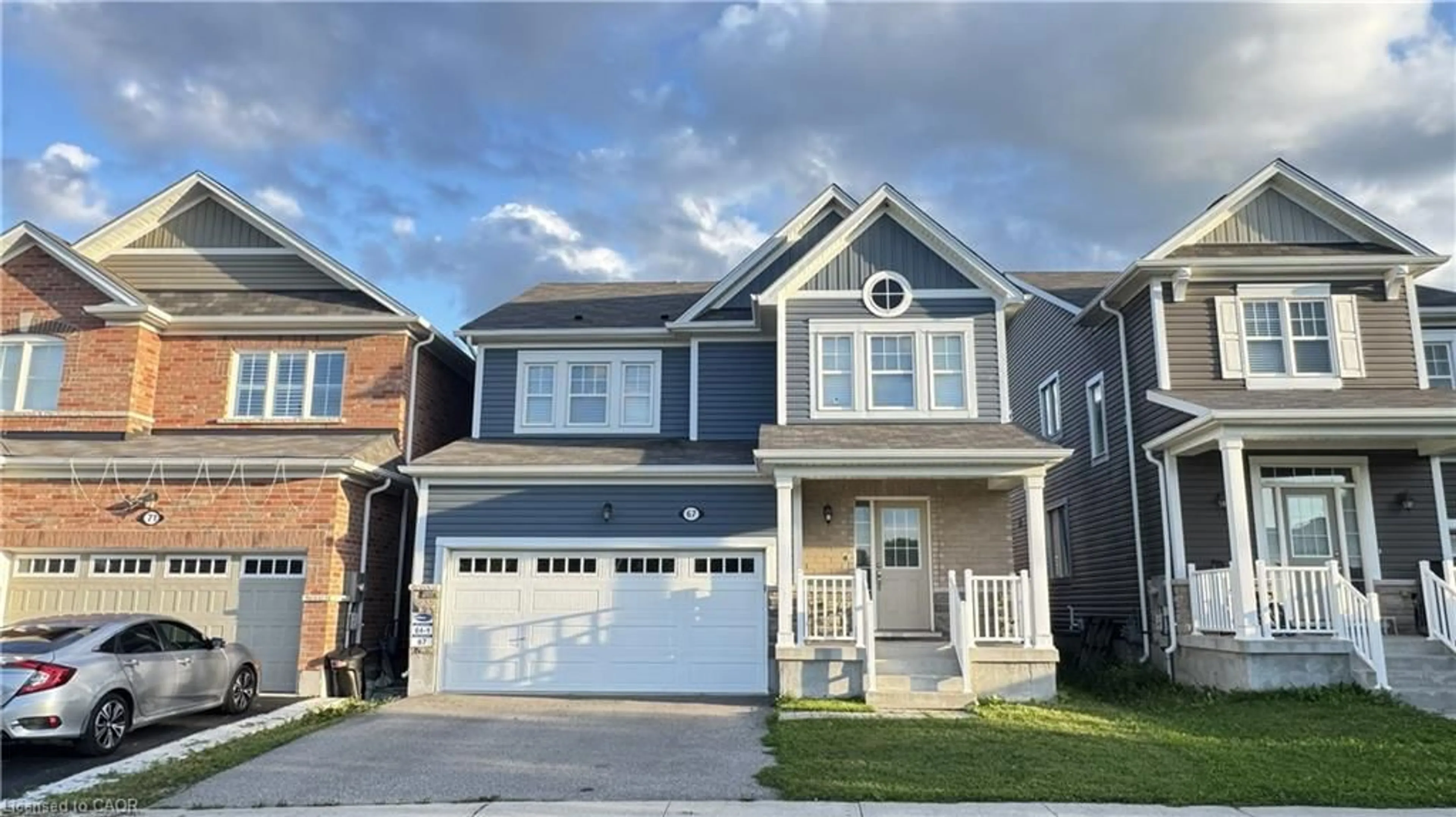 Home with vinyl exterior material, street for 67 Pointer St, Cambridge Ontario N3E 0B4