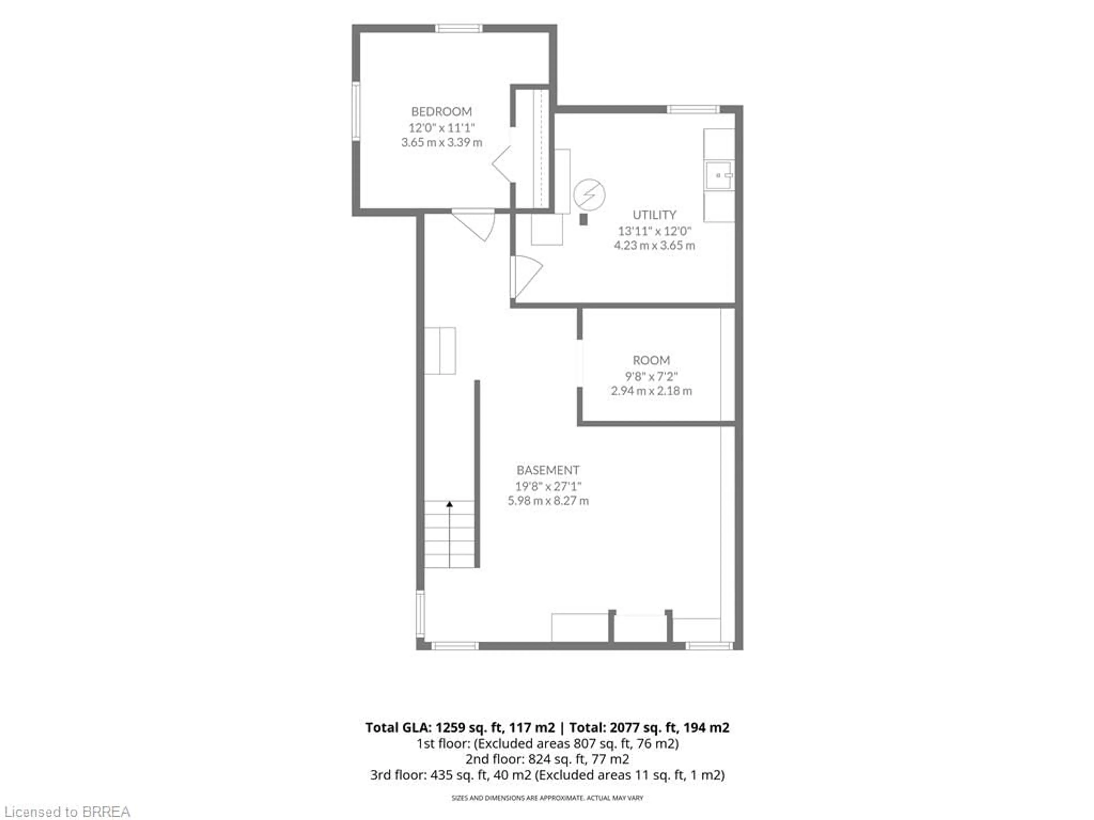 Floor plan for 183 Dalton Rd, Delhi Ontario N4B 1B4