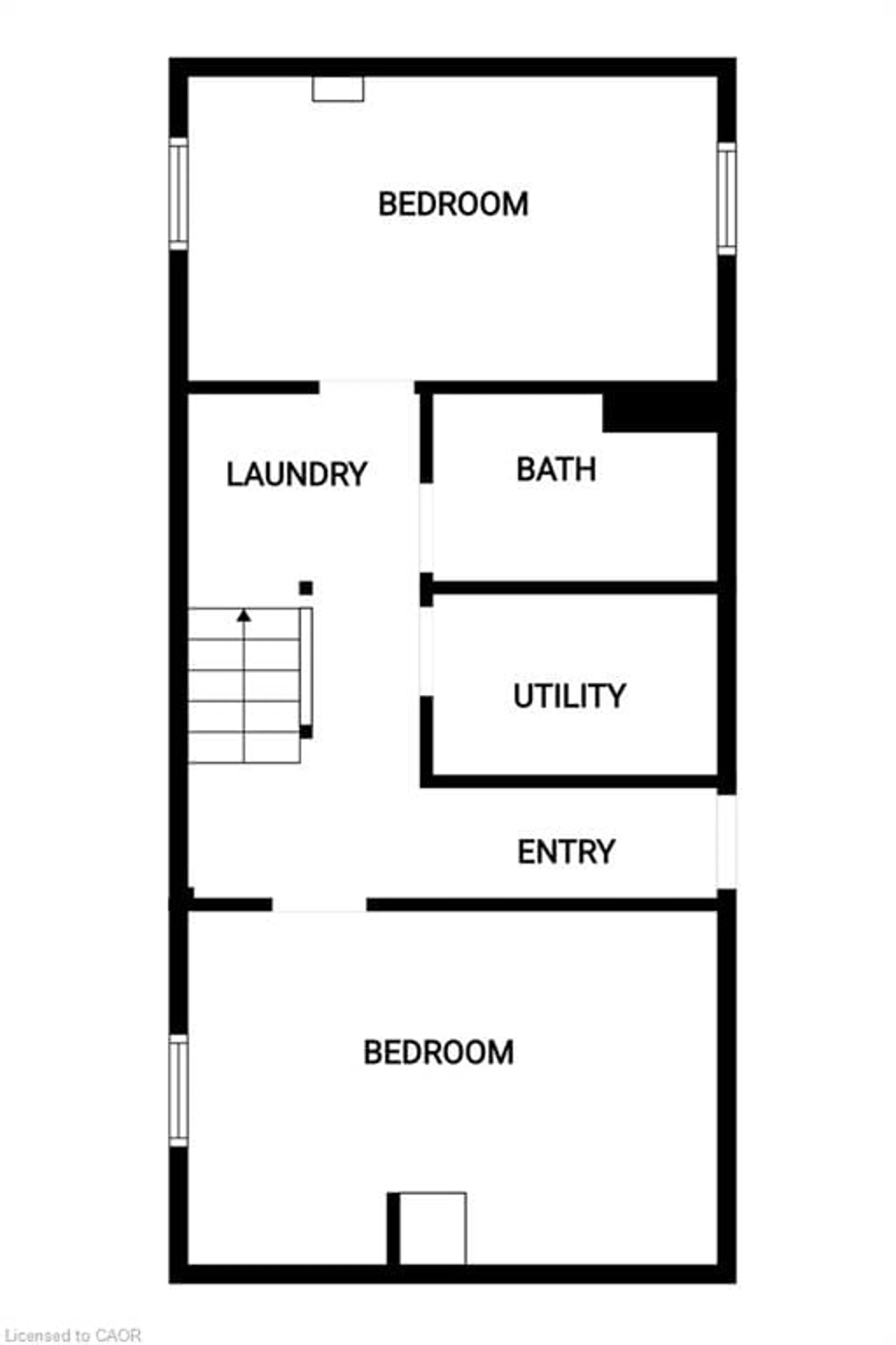 Floor plan for 734 King St, Hamilton Ontario L8S 1J8
