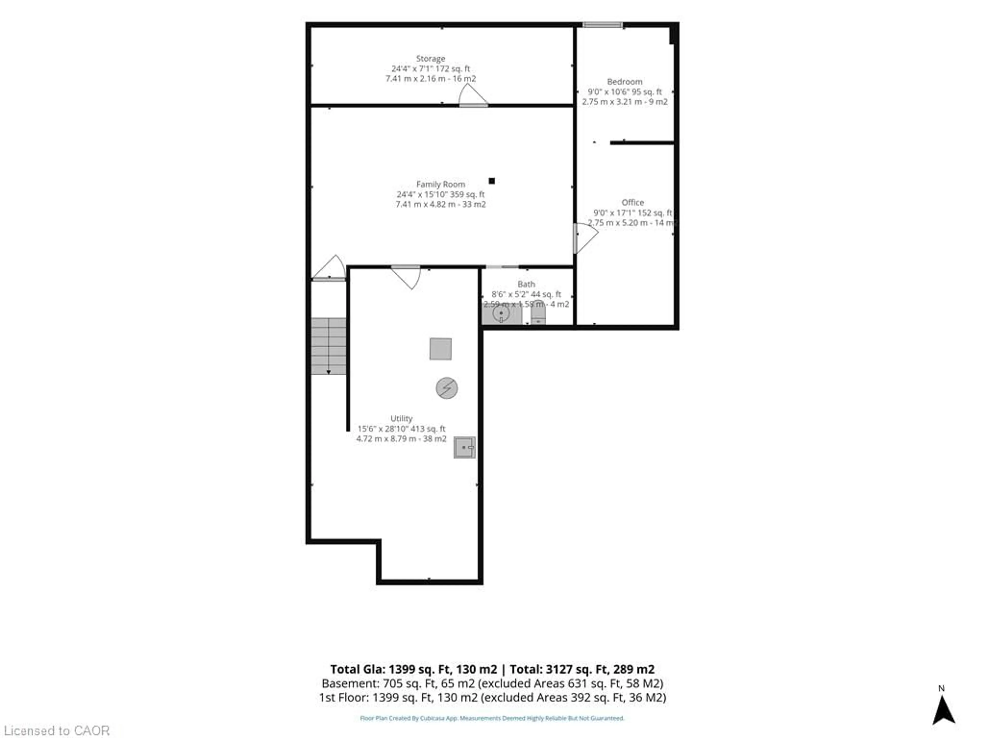 Floor plan for 190 Argyle St #32, Simcoe Ontario N3Y 0C1