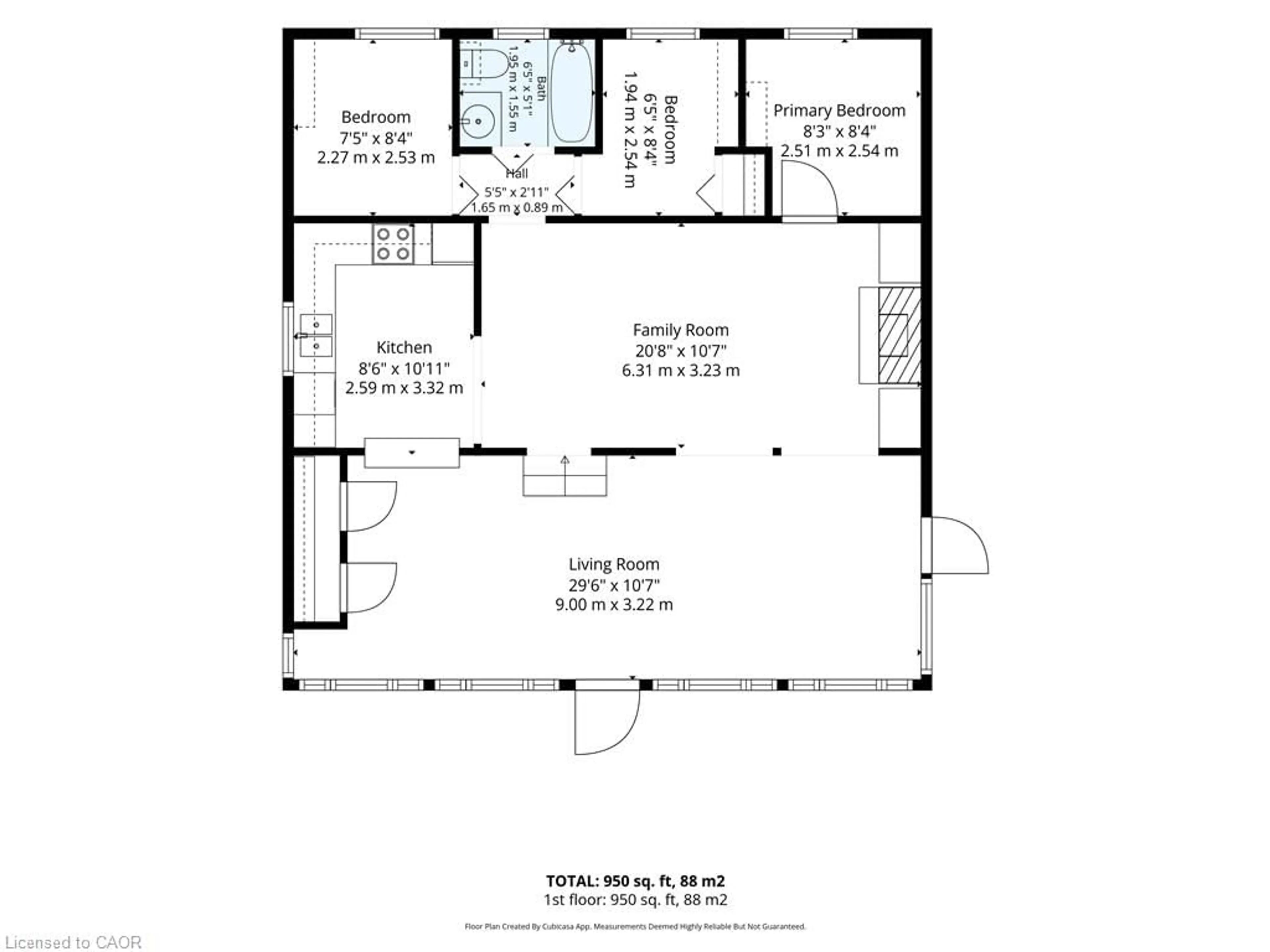 Floor plan for 7 Woodstock Ave, Long Point Ontario N0E 1M0