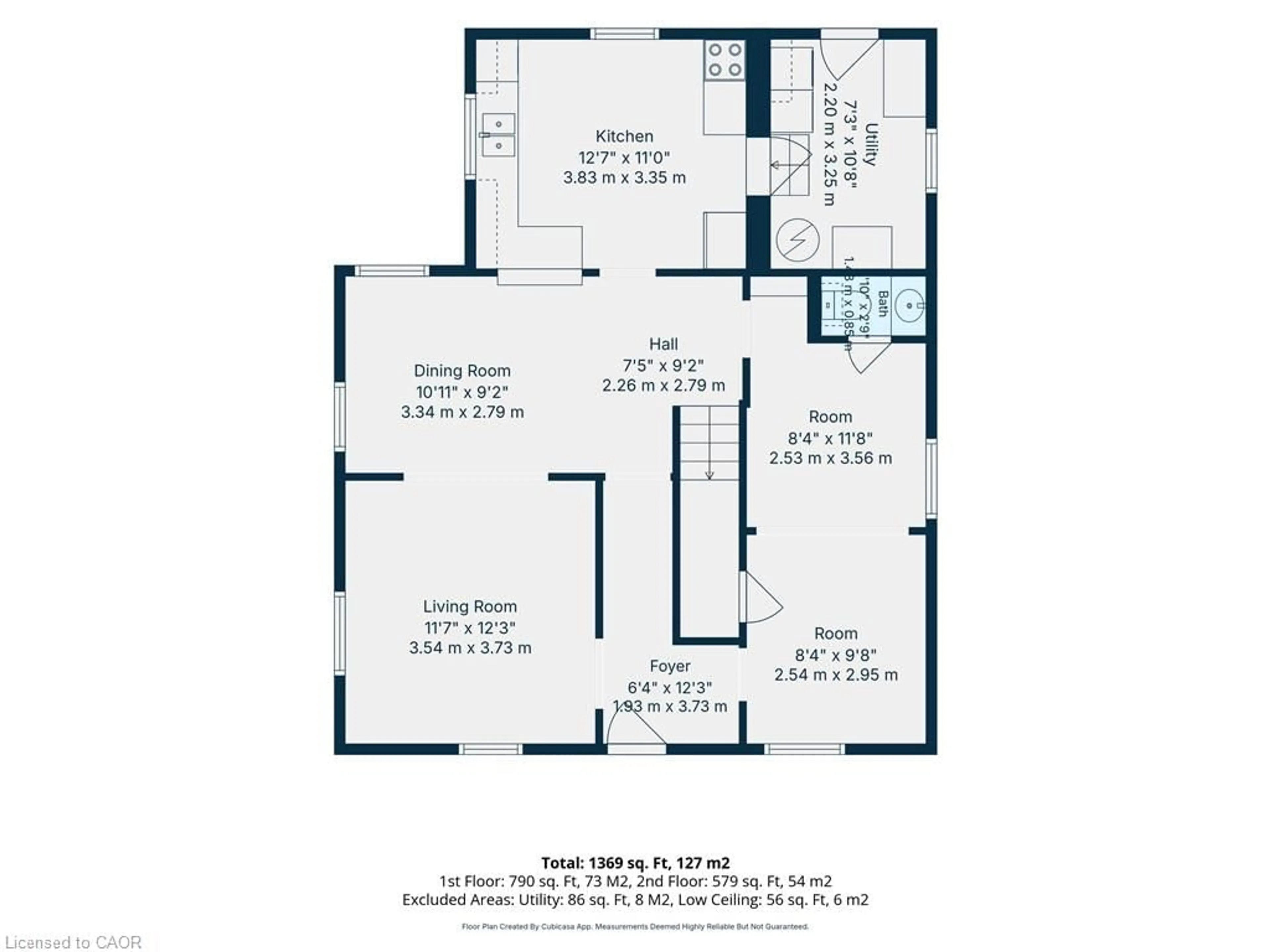 Floor plan for 53 Capron St, Paris Ontario N3L 1P8